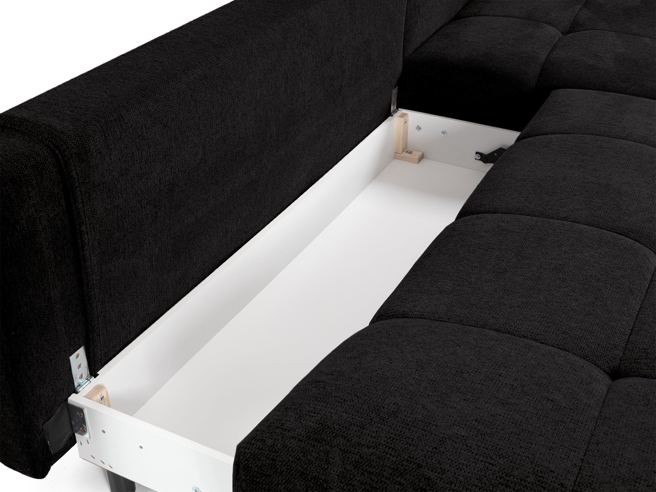 selsey-felipe-ecksofa-mit-schlaffunktion-l-form-rechts-schwarzer-chenille image 6