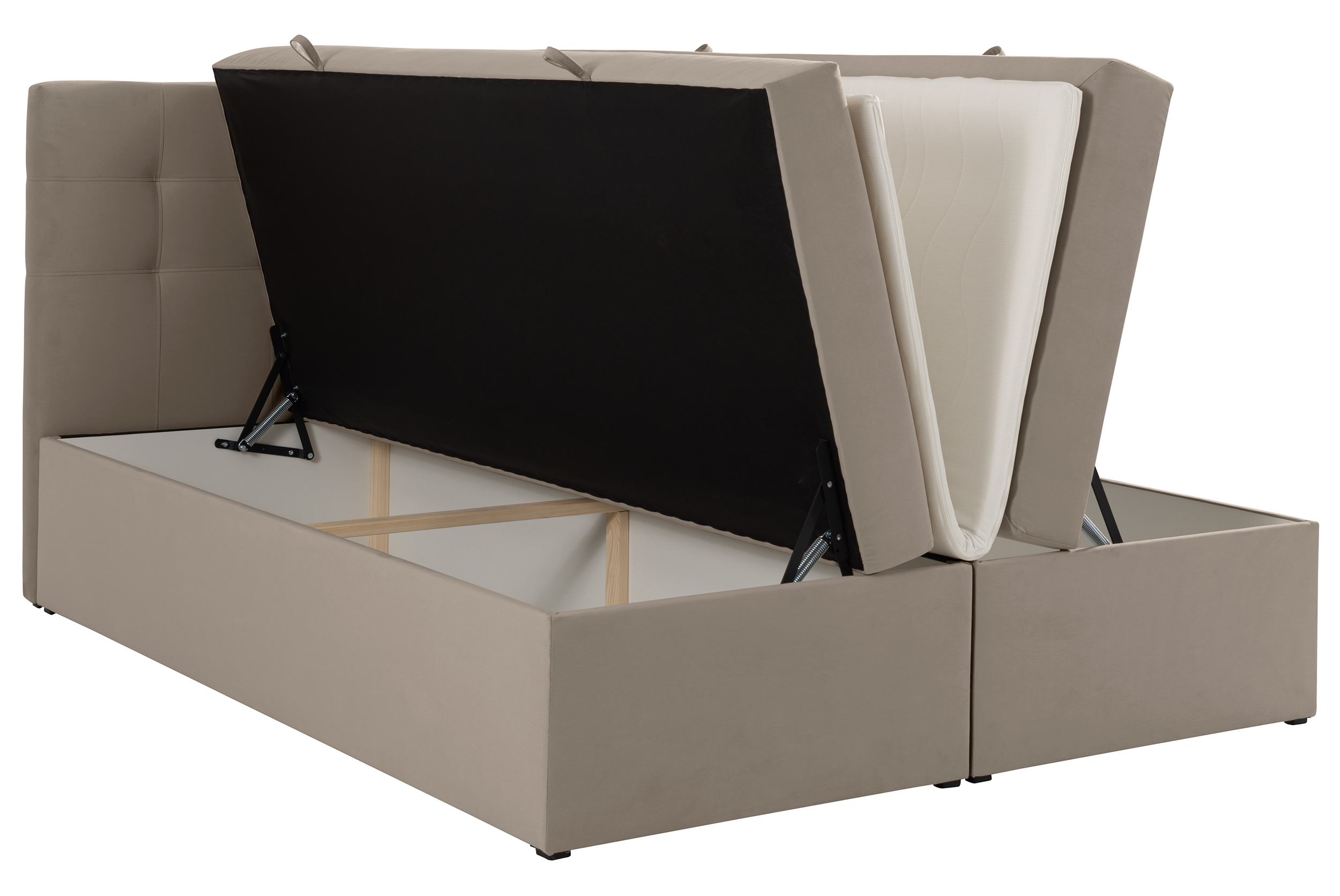 selsey-ronneo-kontinentalbett-160x200-cm-mit-stauraum-und-topper-grau-beiger-sam image 4
