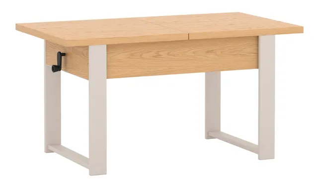 selsey-hugo-ausziehbarer-couchtisch-120-157-x67-cm-3in1-eiche-bookmatch-mit-kasc image 1