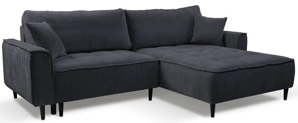 selsey-blues-ecksofa-mit-schlaffunktion-l-form-rechts-graphit-cord-mit-stauraum image 1