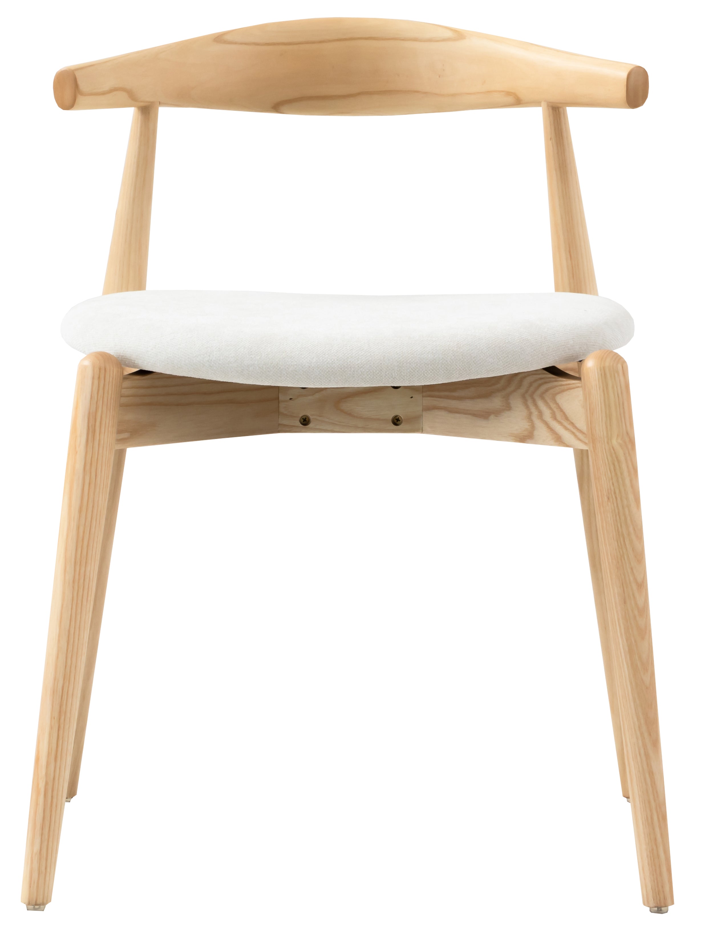 selsey-perally-holzstuhl-esszimmer-creme-chenille-natur-eiche-eschenholz image 2
