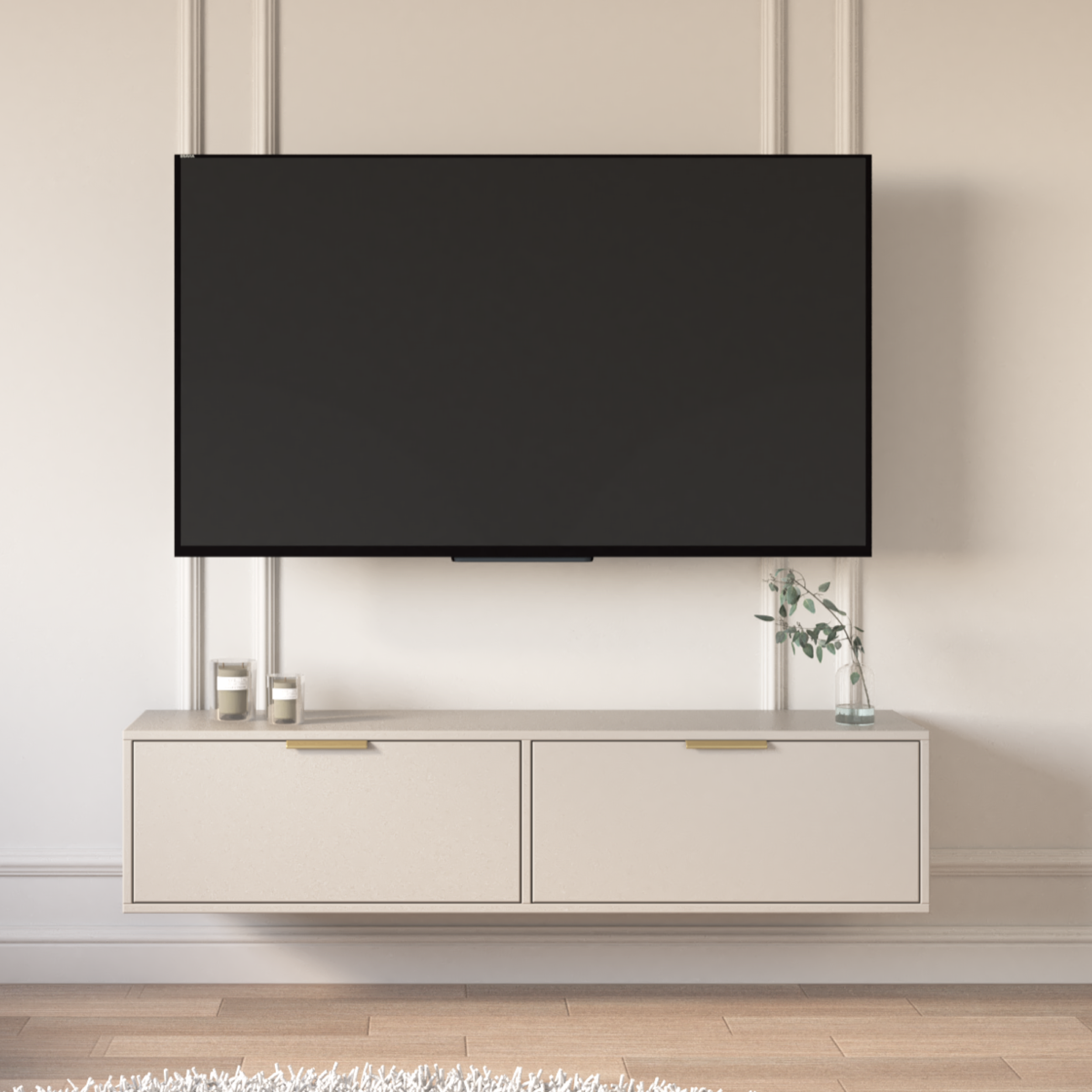 selsey-vena-h-ngender-tv-schrank-140-cm-mit-zwei-klappen-kaschmir image 2