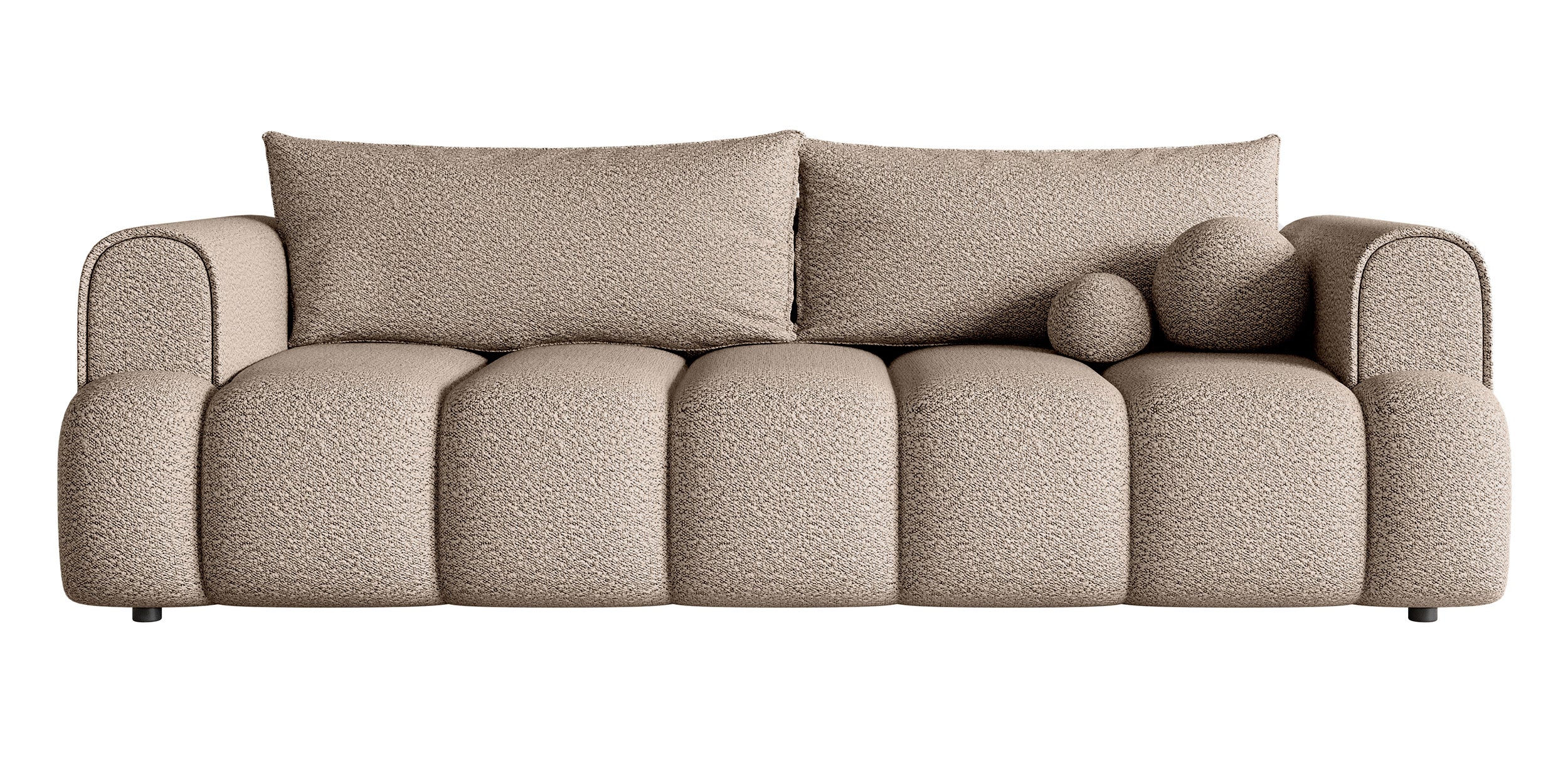 selsey-dandelino-drei-sitzer-sofa-mit-schlaffunktion-dunkelbeige-boucl image 1