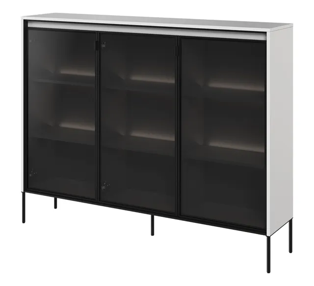selsey-trend-dreht-renschrank-150-cm-mit-led-wei image 1