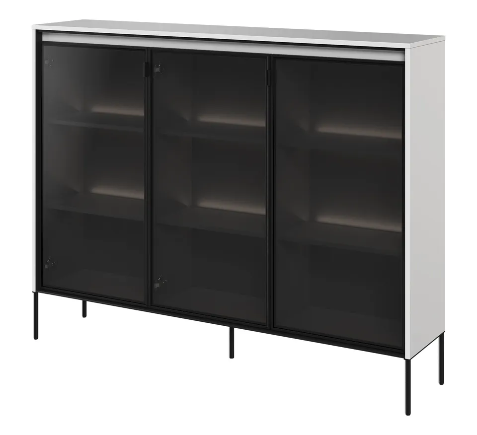 selsey-trend-dreht-renschrank-150-cm-mit-led-wei image 1