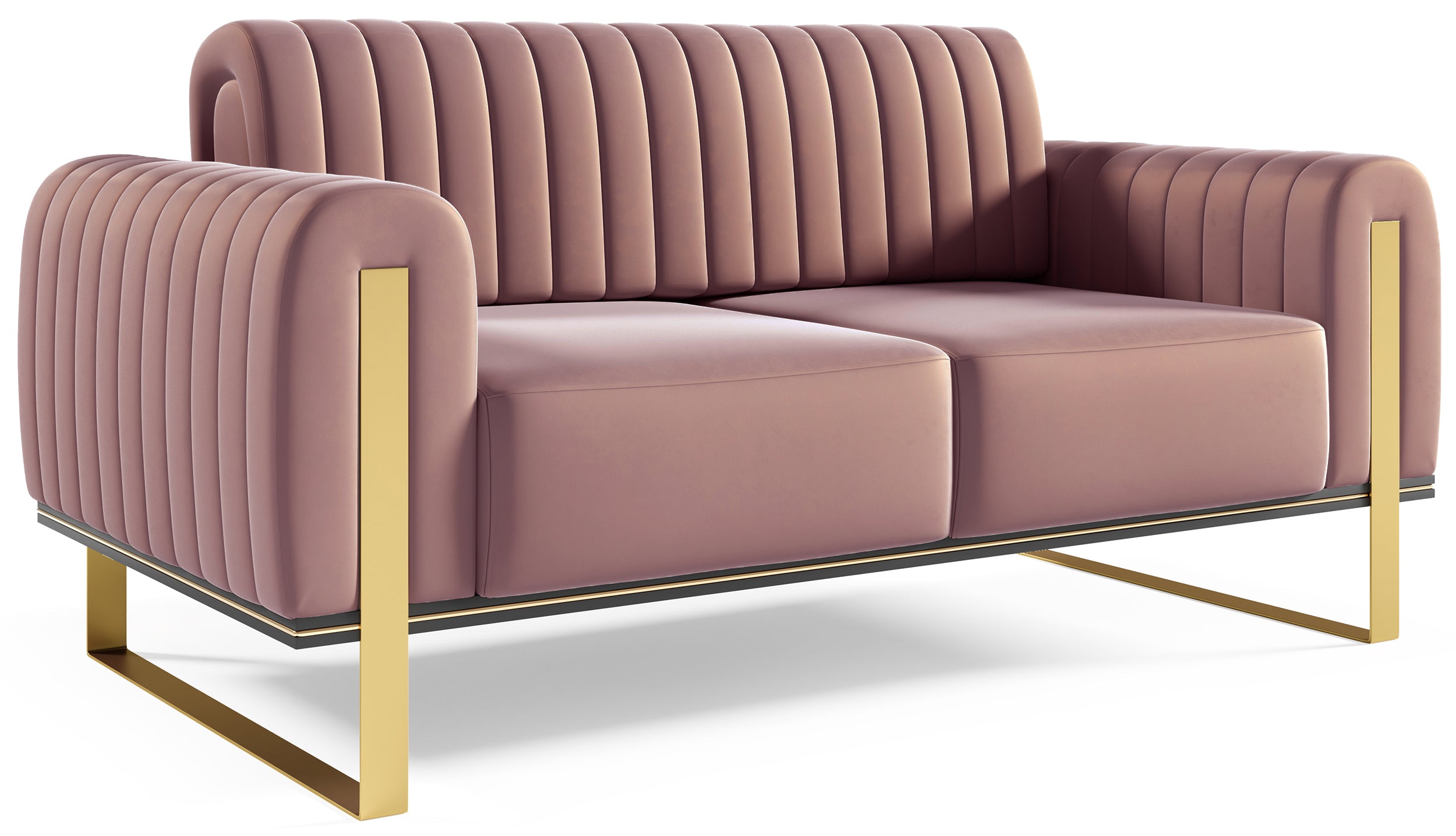 selsey-parissa-zweisitziges-sofa-rosa-samt image 5