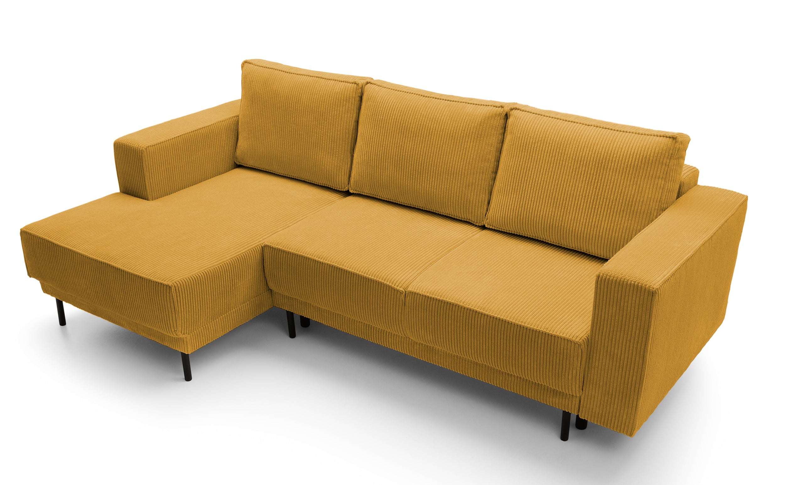 selsey-rodario-mini-ecksofa-mit-schlaffunktion-l-form-links-senfgelb-cord-mit-st image 5