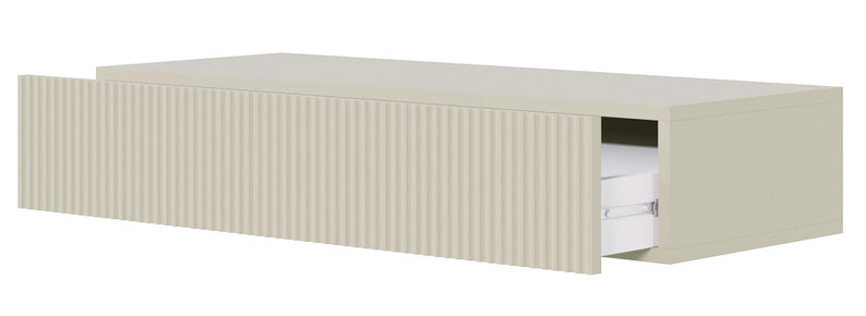 selsey-veldio-konsole-90-cm-h-ngend-mit-schublade-gefr-ste-front-grau-beige image 2