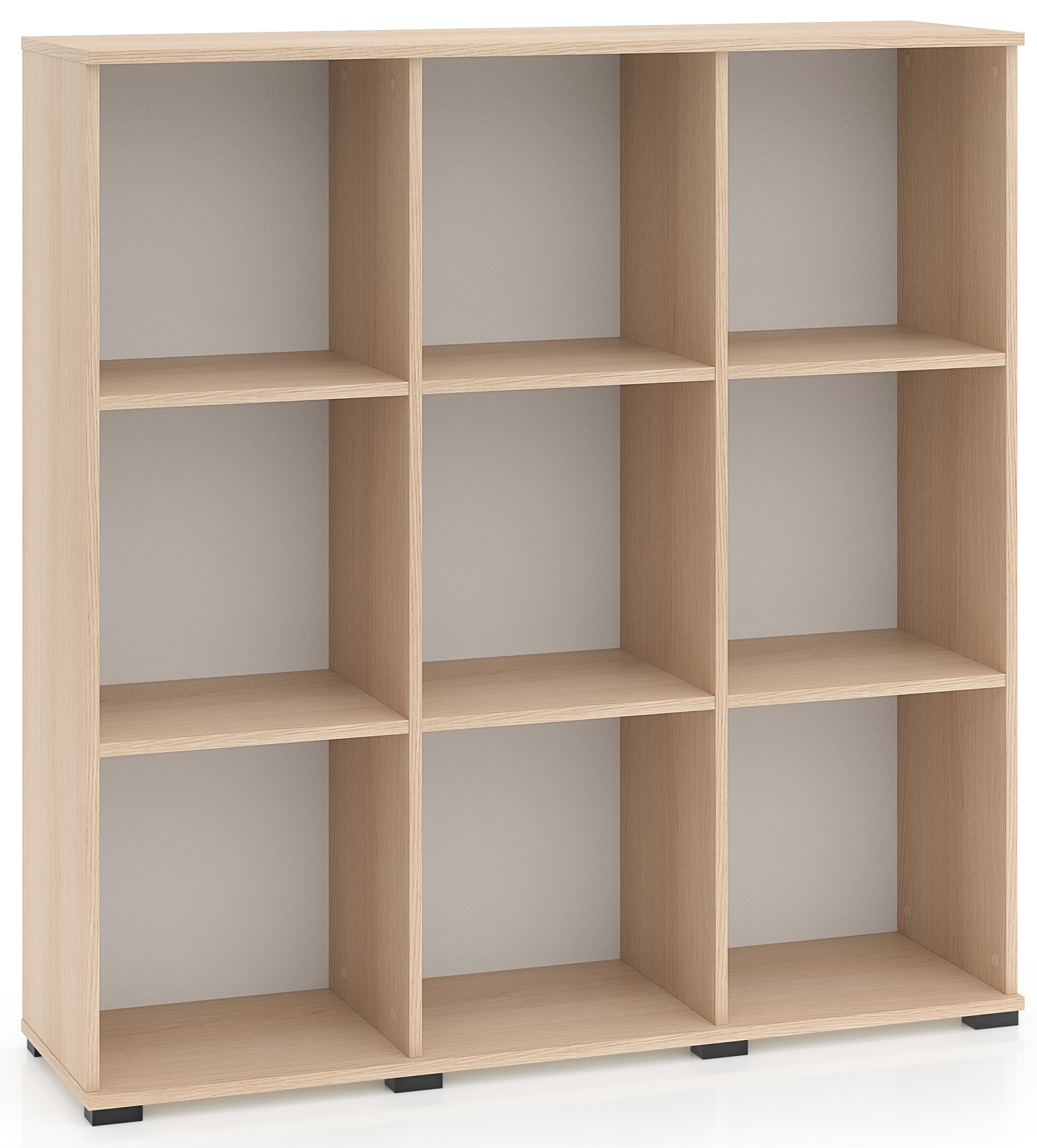 selsey-odelis-offenes-regal-120-cm-lindberg-eiche-mit-9-f-chern image 1