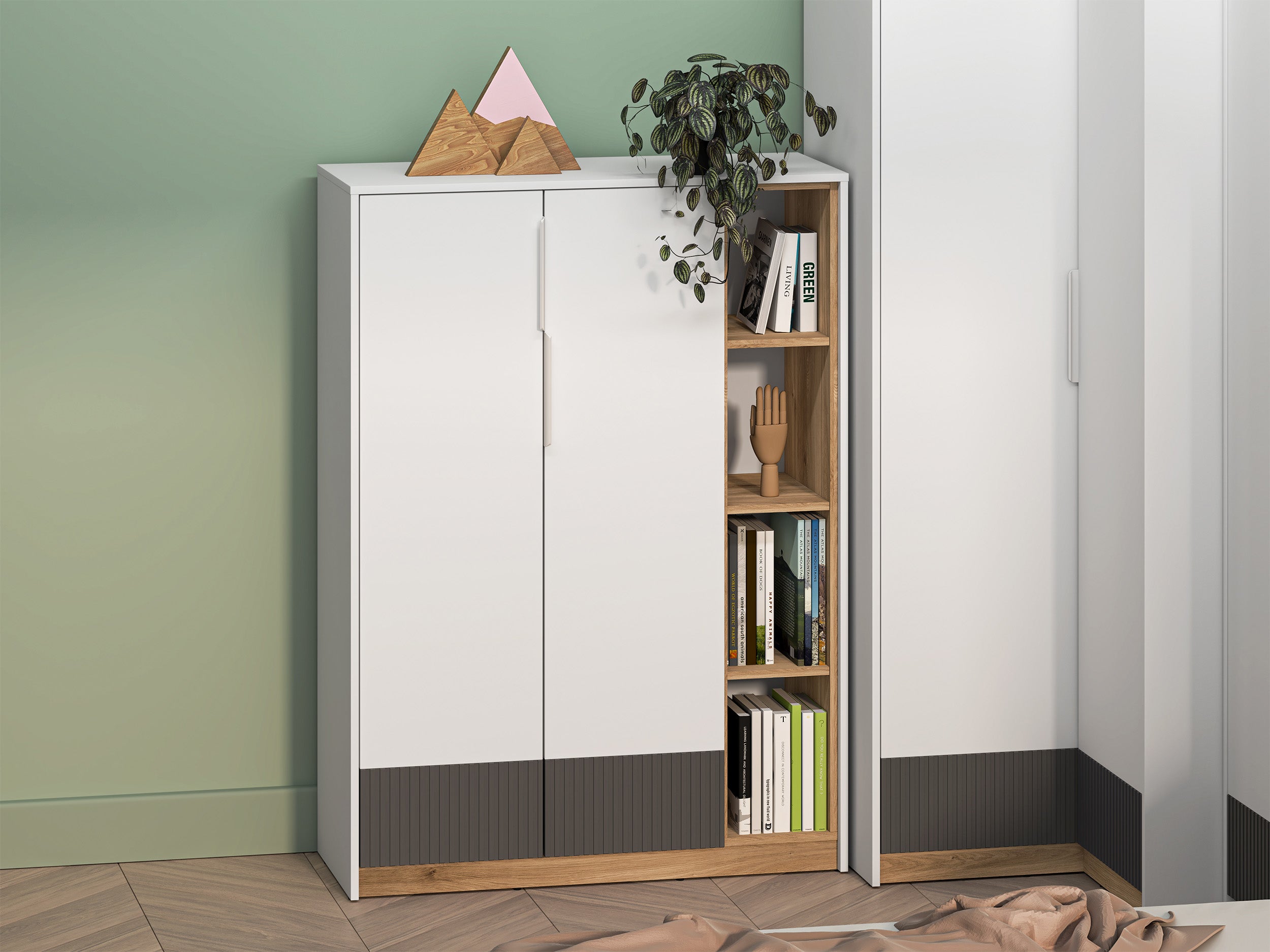 selsey-torino-zweit-rige-kommode-mit-gerillten-nischen-101-cm-eiche-honey-castel image 5