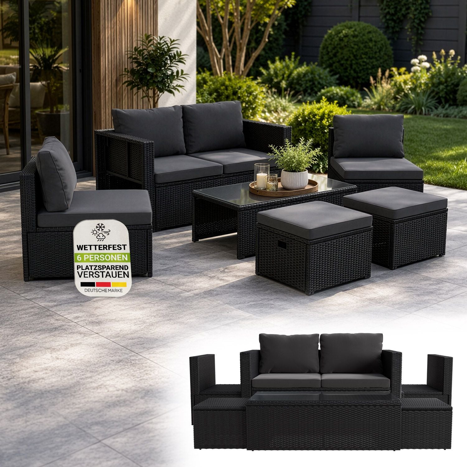 juskys-polyrattan-lounge-salou-garten-lounge-set-f-r-6-personen-mit-kaffeetisch image 2