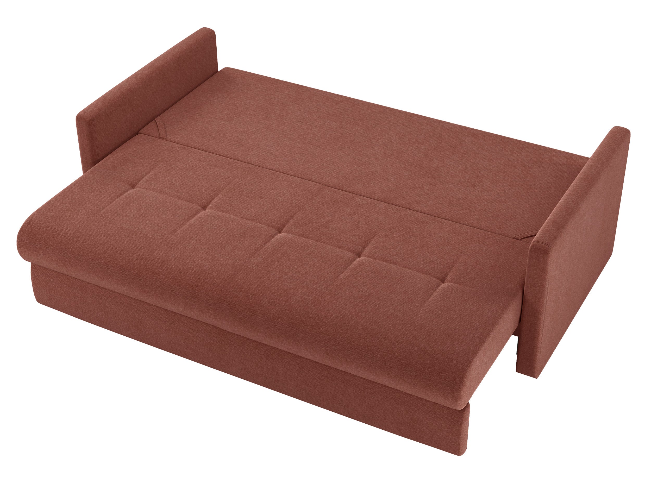 selsey-dreisitziges-schlafsofa-lorro-mit-stauraum-kupferfarbene-chenille image 3
