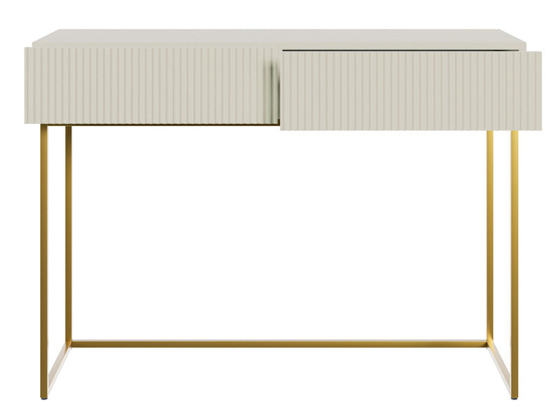 selsey-veldio-schminktisch-110-cm-grau-beige-mit-goldenen-beinen-und-2-schublade image 6