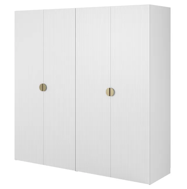 selsey-moonir-4-t-riger-kleiderschrank-200-cm-wei-mit-kleiderstangen image 1