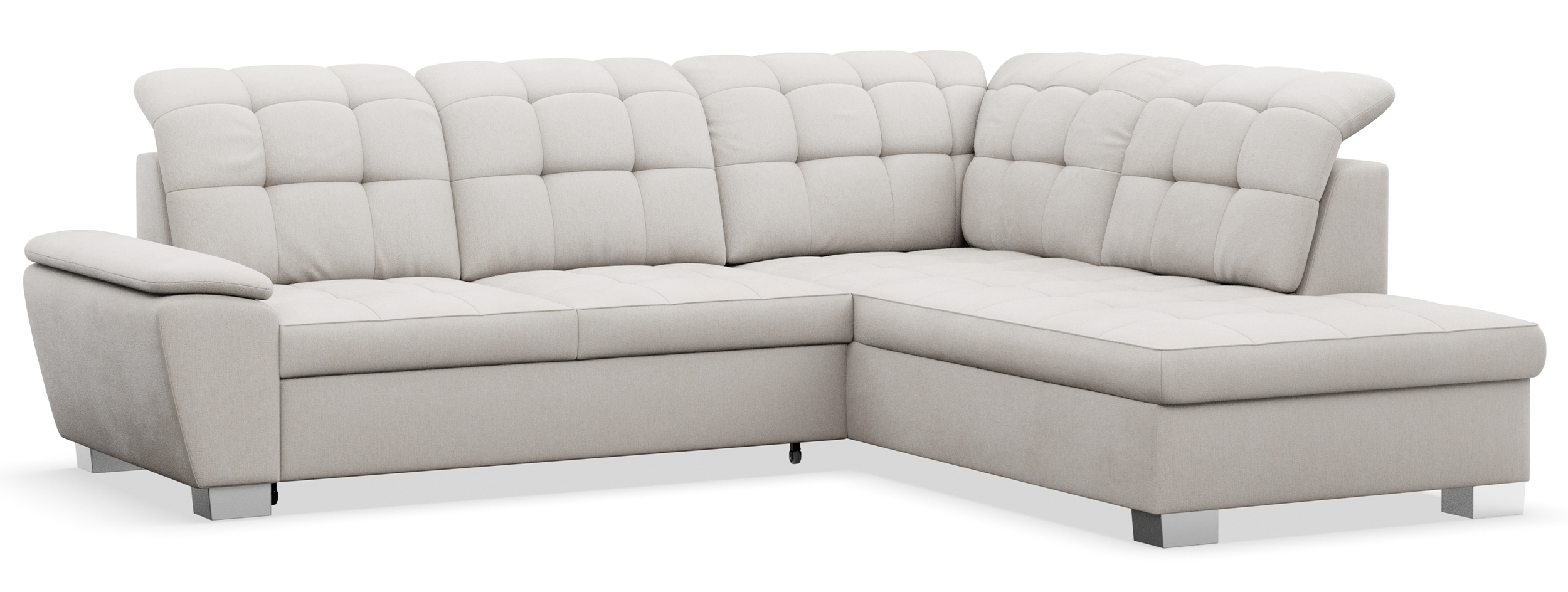selsey-jamaal-ecksofa-rechts-l-form-mit-schlaffunktion-und-stauraum-cremefarbene image 4
