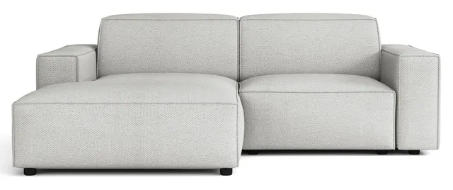 selsey-sellmo-ecksofa-modular-links-l-form-hellgrau-chenille-hydrophob image 1