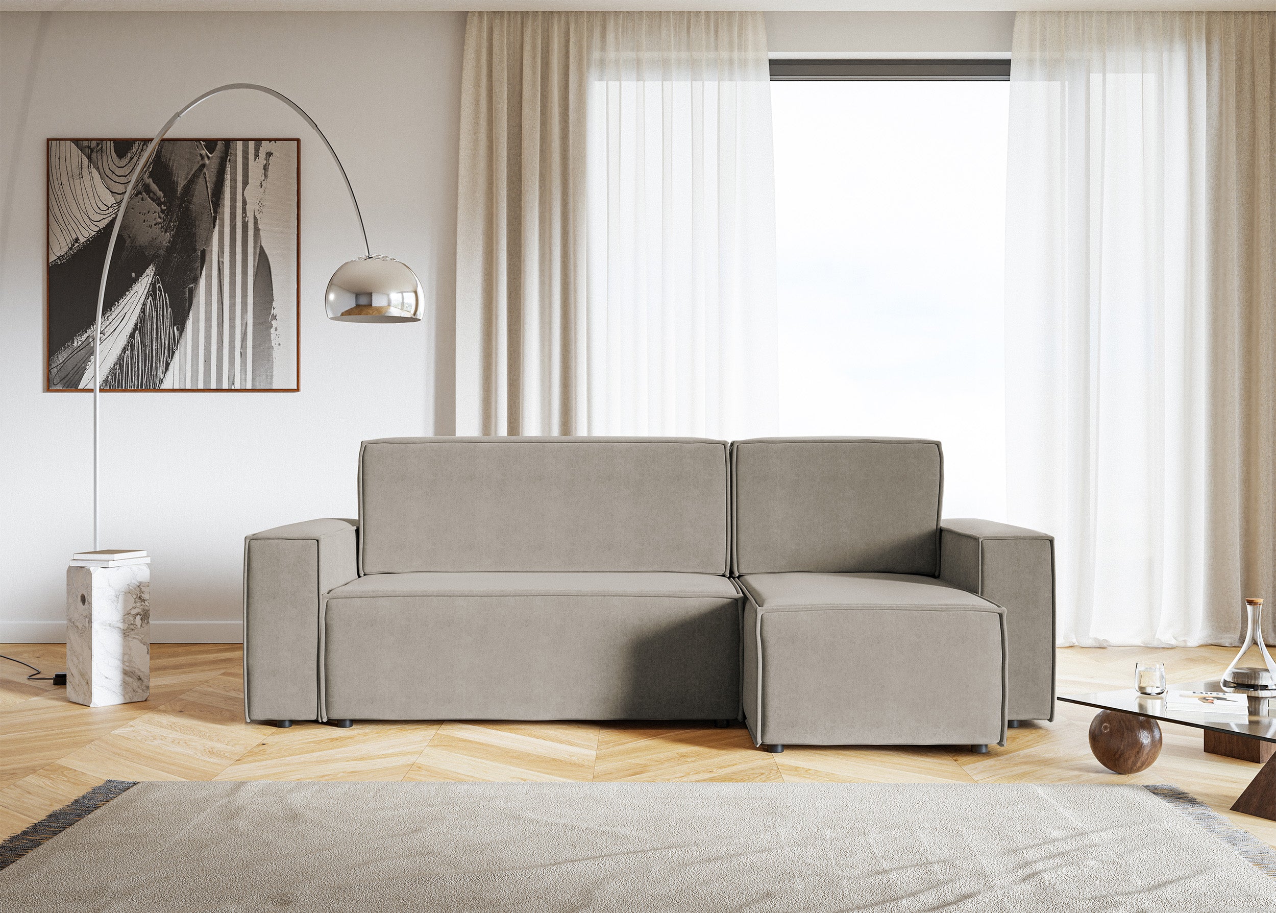 selsey-copertino-ecksofa-l-f-rmig-mit-schlaffunktion-und-stauraum-grau-beige-vel image 2