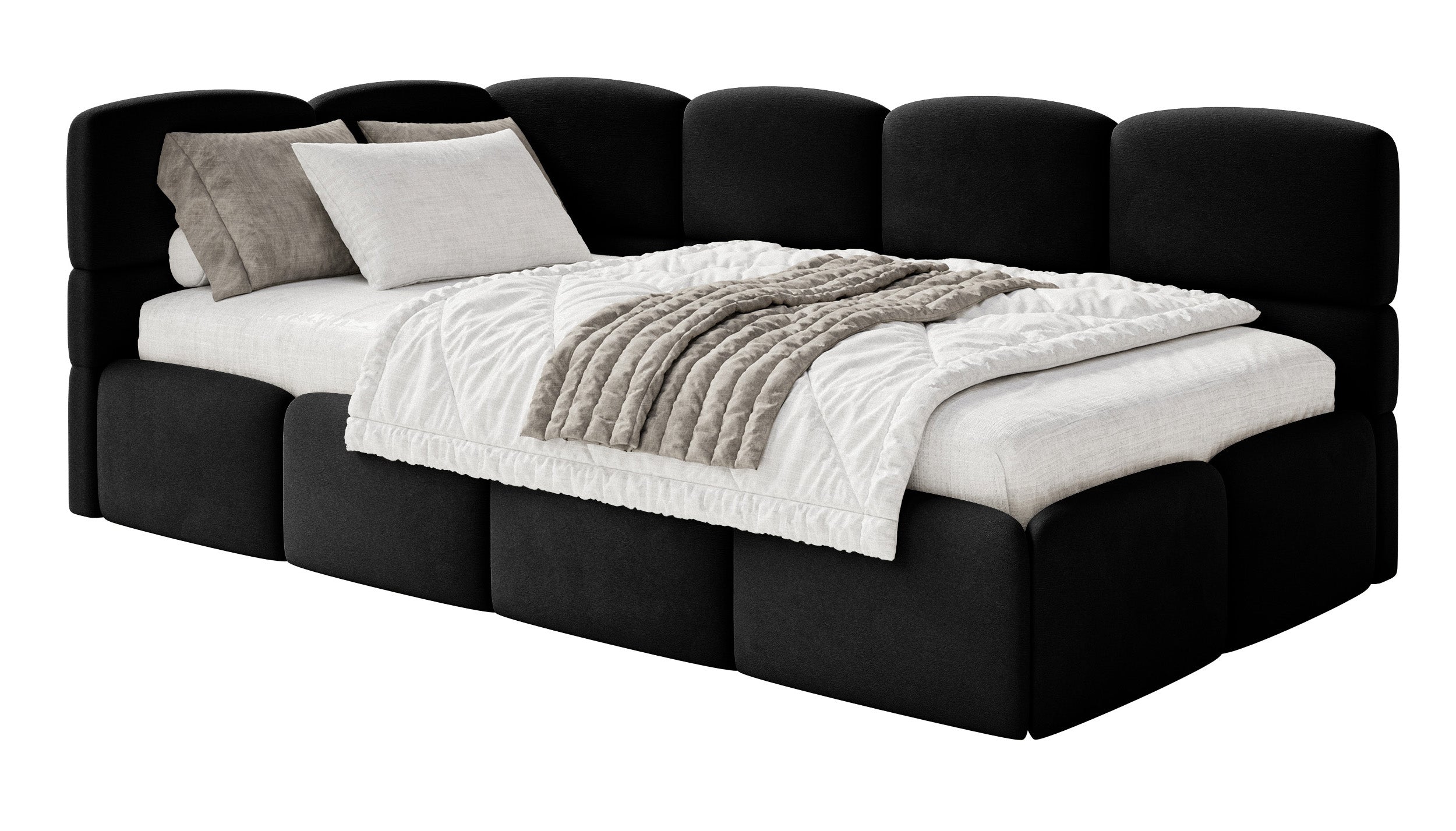 selsey-cloudy-jugendbett-120x200-cm-links-schwarzer-velours-mit-stauraum image 1