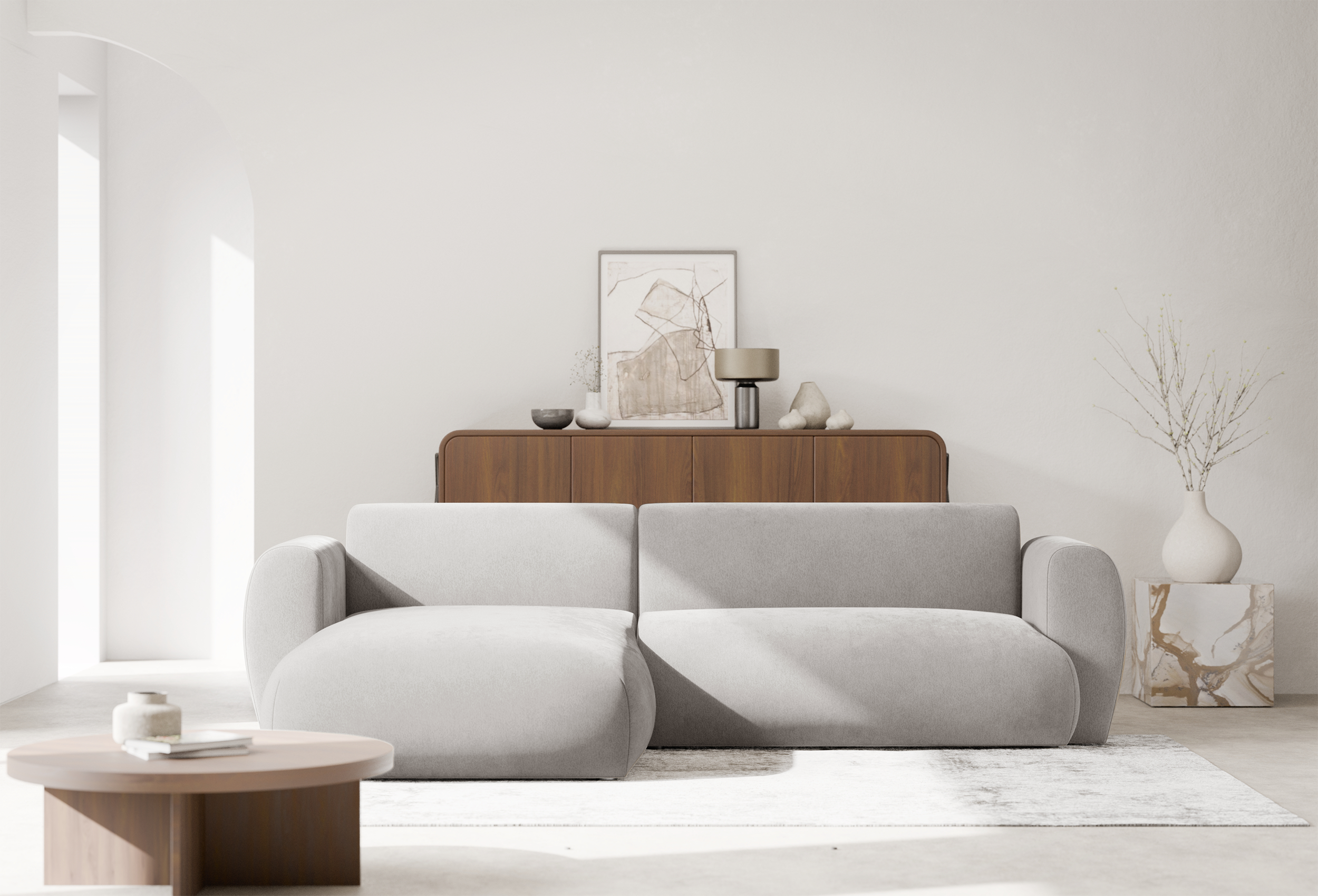 selsey-emia-ecksofa-links-l-form-hellgrau-chenille-mit-schlaffunktion image 6