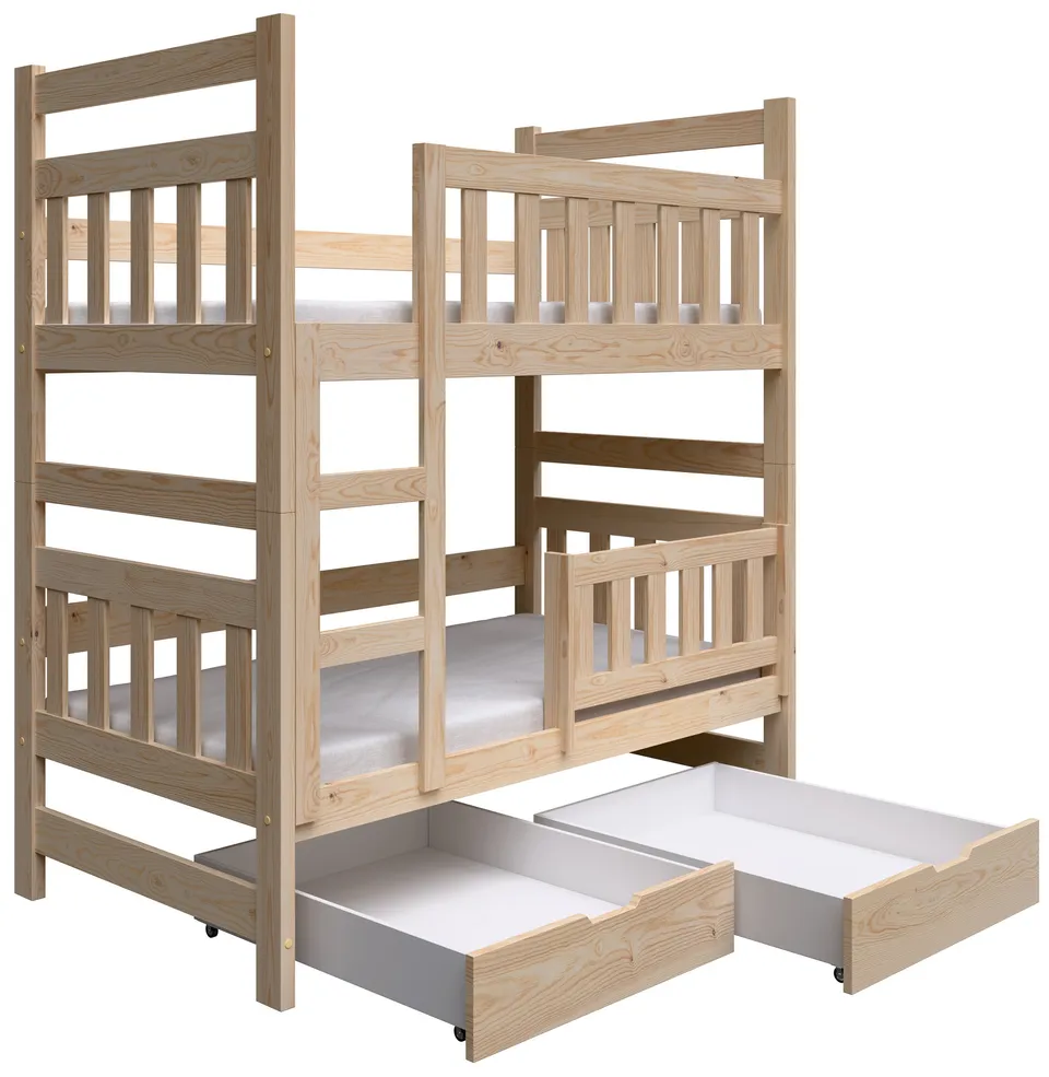 selsey-dromi-etagenbett-80x185-cm-mit-schubladen-kiefer image 1