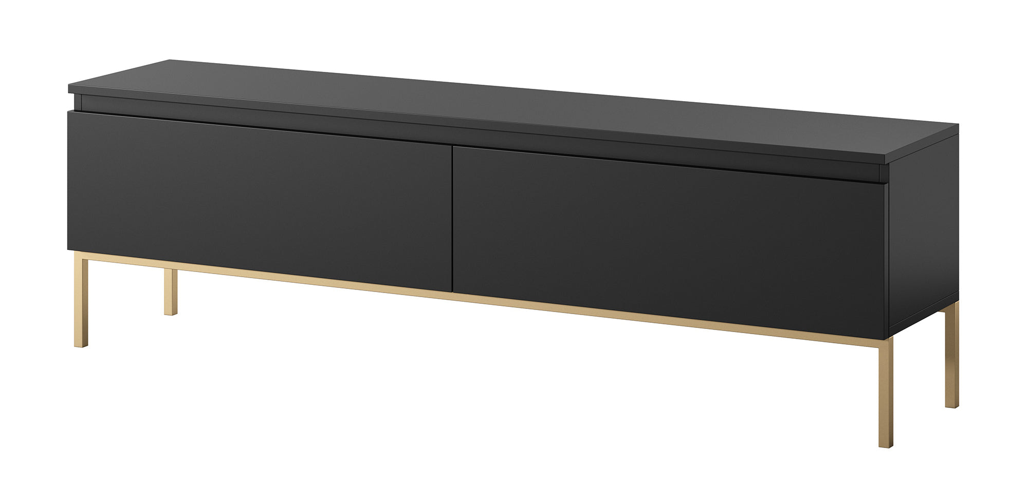 selsey-bemmi-tv-schrank-150-cm-schwarz-mit-goldenen-beinen image 5