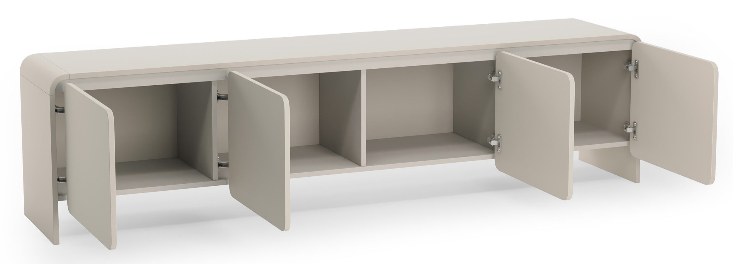 selsey-lummo-207-cm-viert-riger-tv-schrank-kaschmir-matt image 2