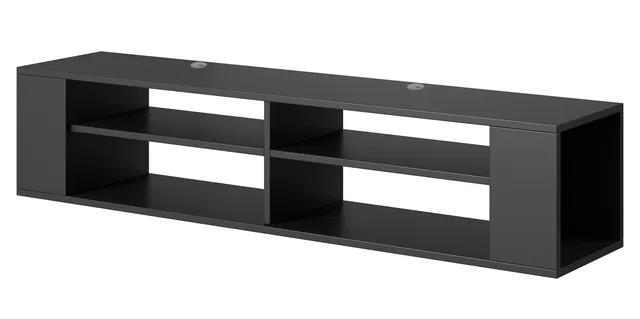selsey-wall-tv-schrank-140-cm-schwarz image 1