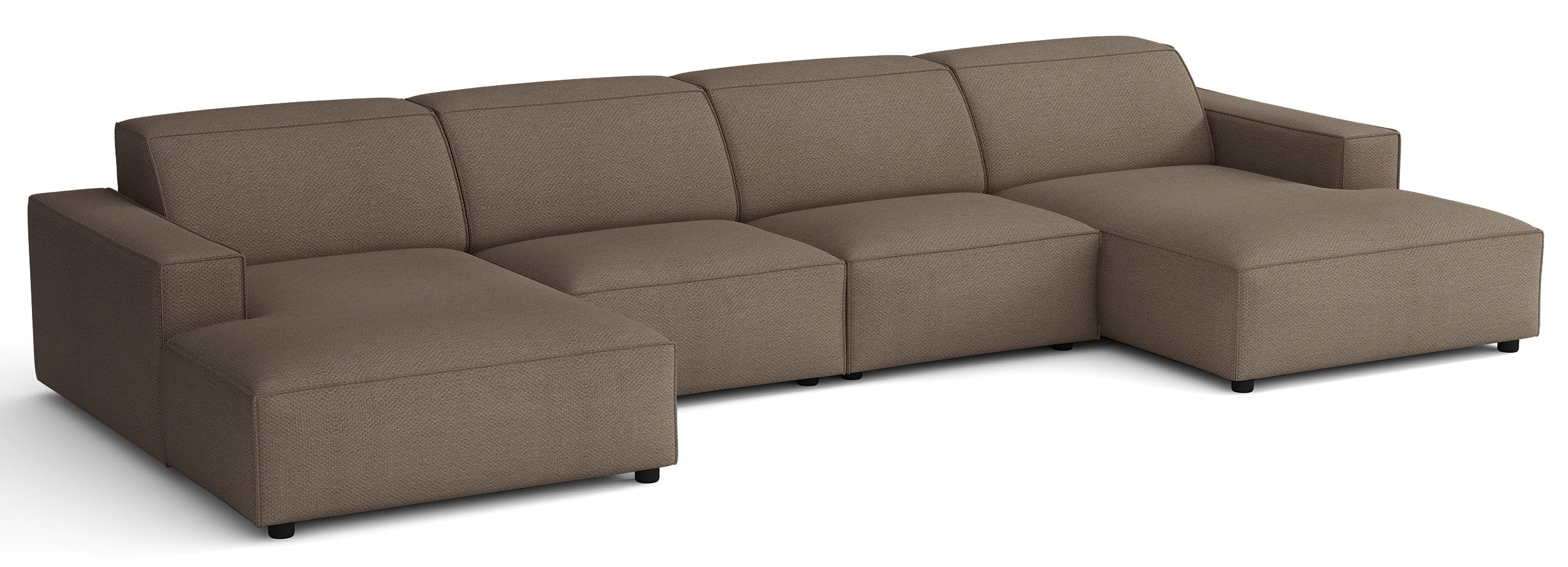 selsey-sellmo-modulares-ecksofa-u-form-universell-hellbraun-hydrophobes-chenille image 3
