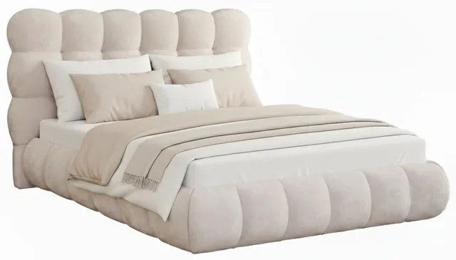 selsey-bensiamo-polsterbett-160x200-mit-matratze-creme-boucl image 1
