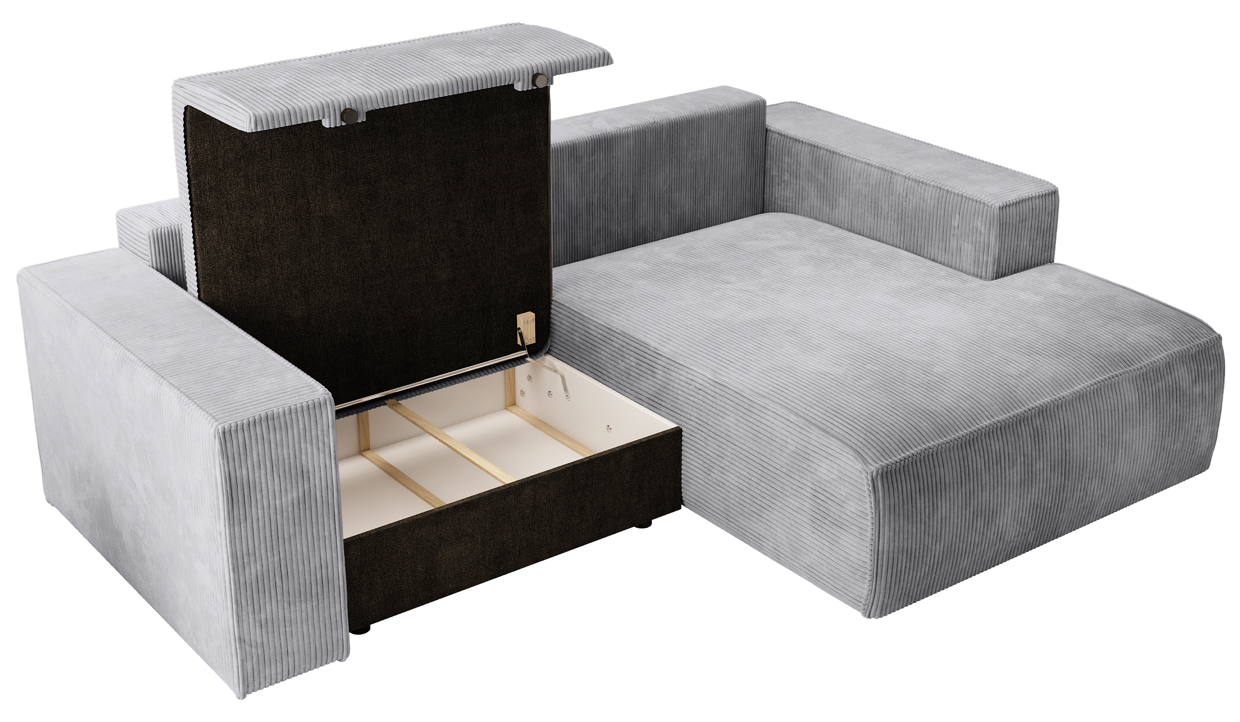 selsey-farese-mini-ecksofa-l-f-rmig-rechts-mit-schlaffunktion-hellgrauer-cord image 3