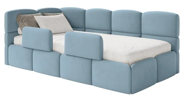 selsey-cloudy-jugendbett-90x200-cm-links-mit-matratze-stauraum-und-schutzgitter- image 1