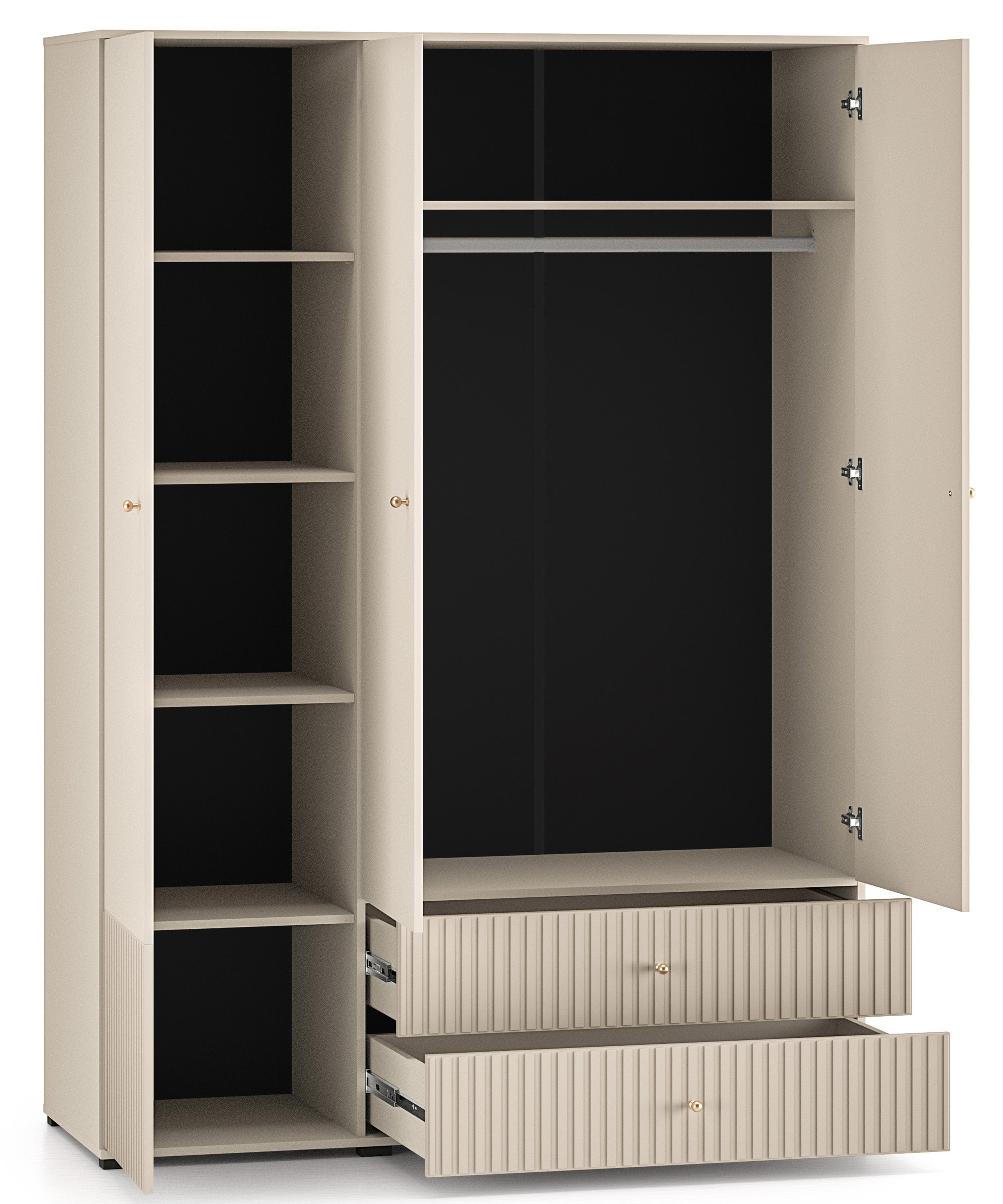 selsey-caletto-dreht-renschrank-150-cm-mit-2-schubladen-lamellen-beige image 5