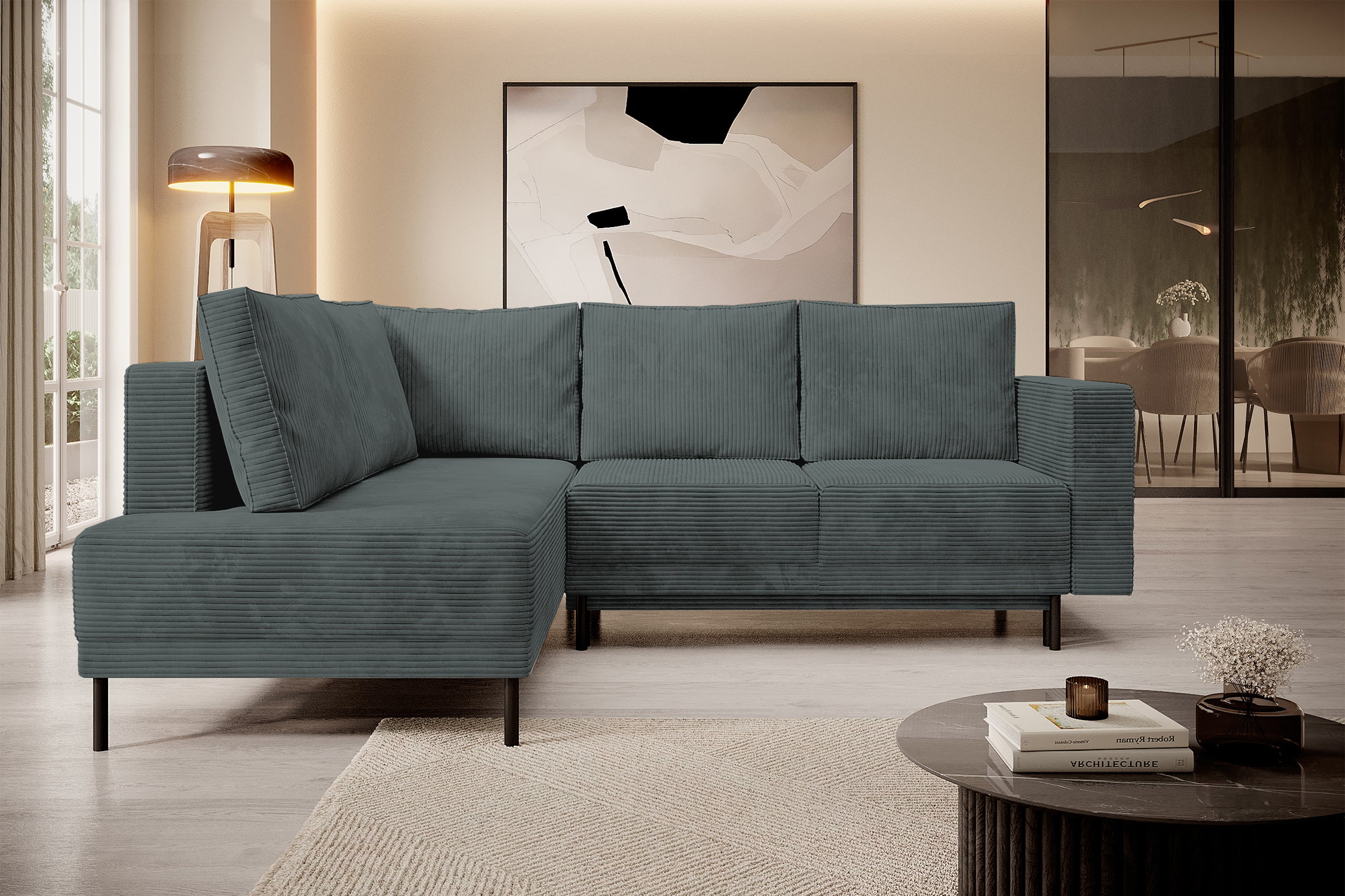 selsey-rodario-ecksofa-mit-schlaffunktion-und-bettkasten-linksseitig-grauer-cord image 3