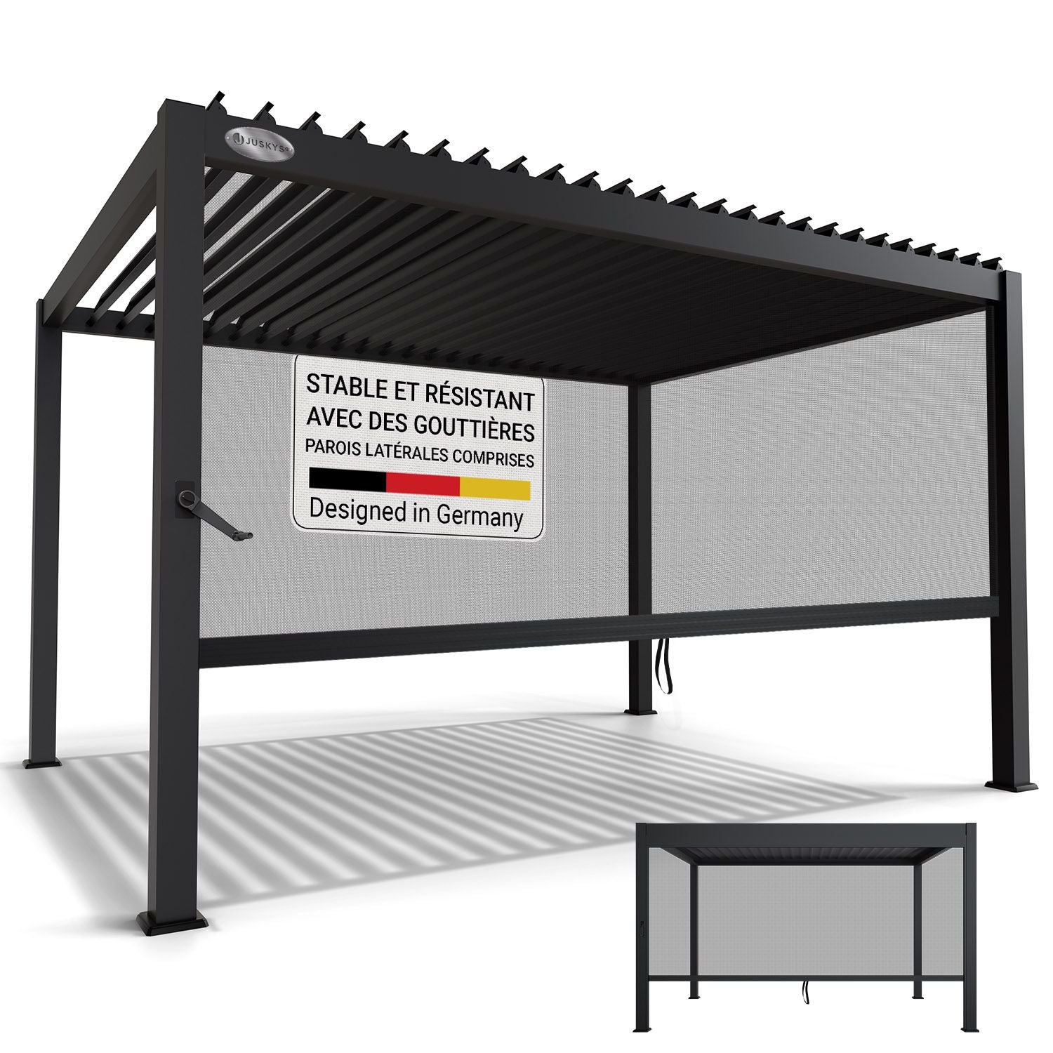 juskys-tahiti-lamellendach-3-x-4-m-anthrazit-pergola-mit-seitenwand-4-m image 8