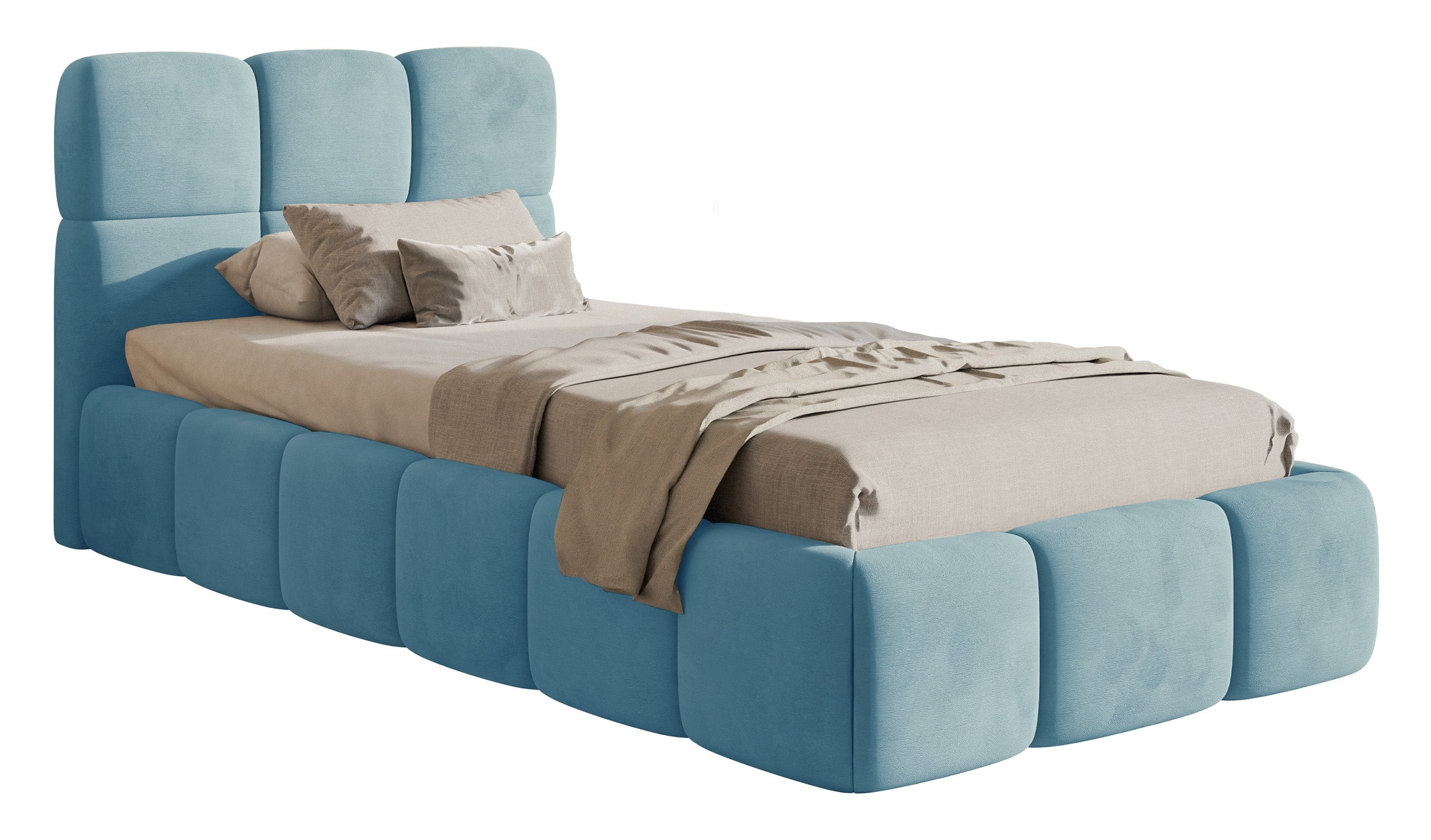 selsey-cloudy-polsterbett-90x200-cm-mit-stauraum-hellblauer-velours image 1