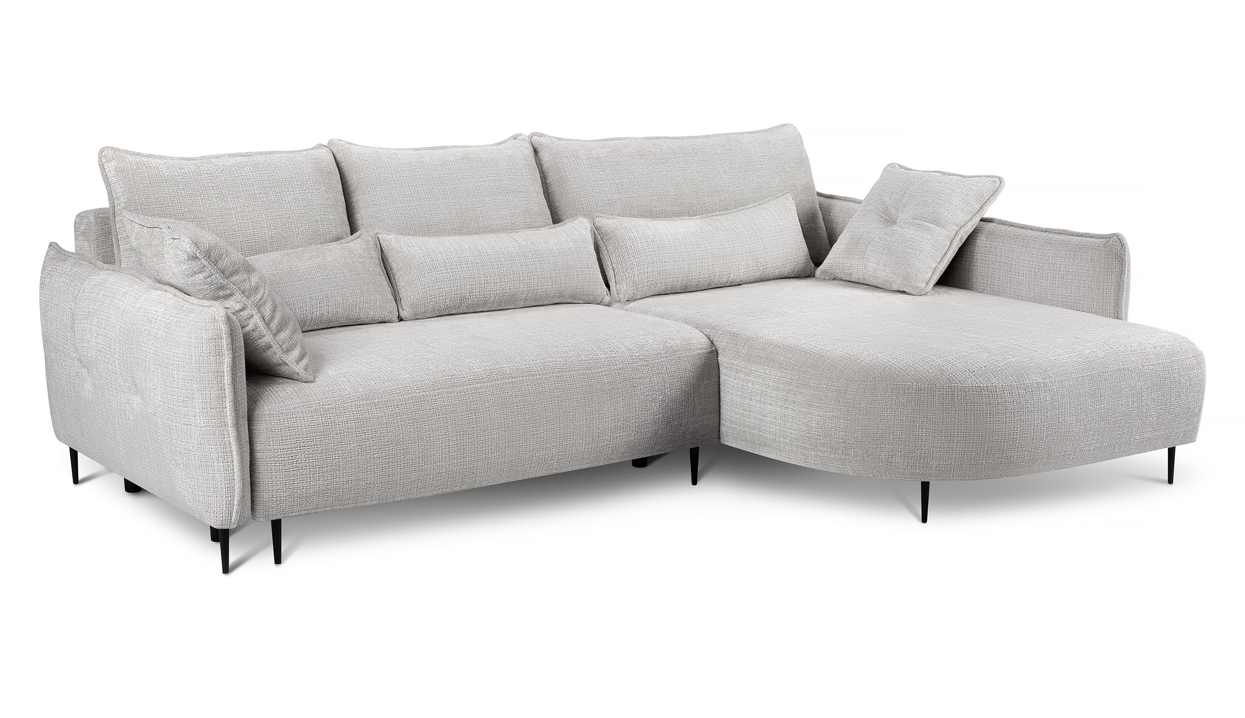 selsey-oblivio-ecksofa-mit-schlaffunktion-l-form-rechts-hellgrauer-chenille-stau image 1