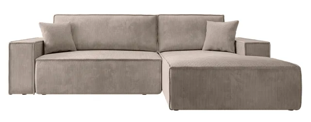selsey-farese-new-ecksofa-rechts-beige-cord-mit-smart-schlaffunktion image 1