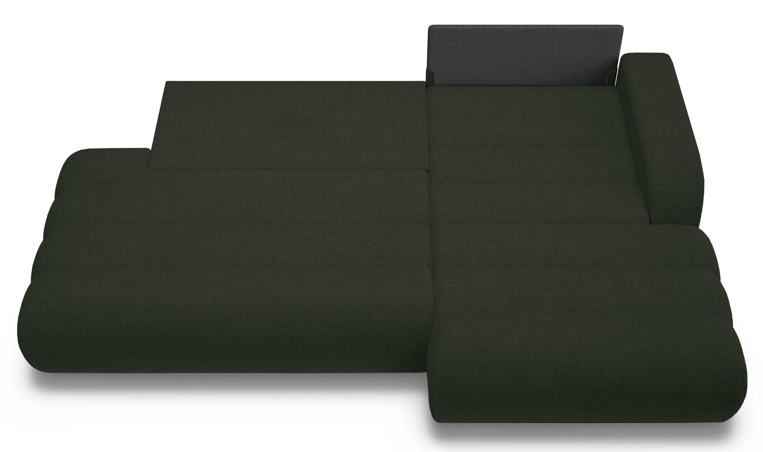 selsey-arione-ecksofa-mit-schlaffunktion-l-rechts-gr-ner-chenille-mit-stauraum image 3