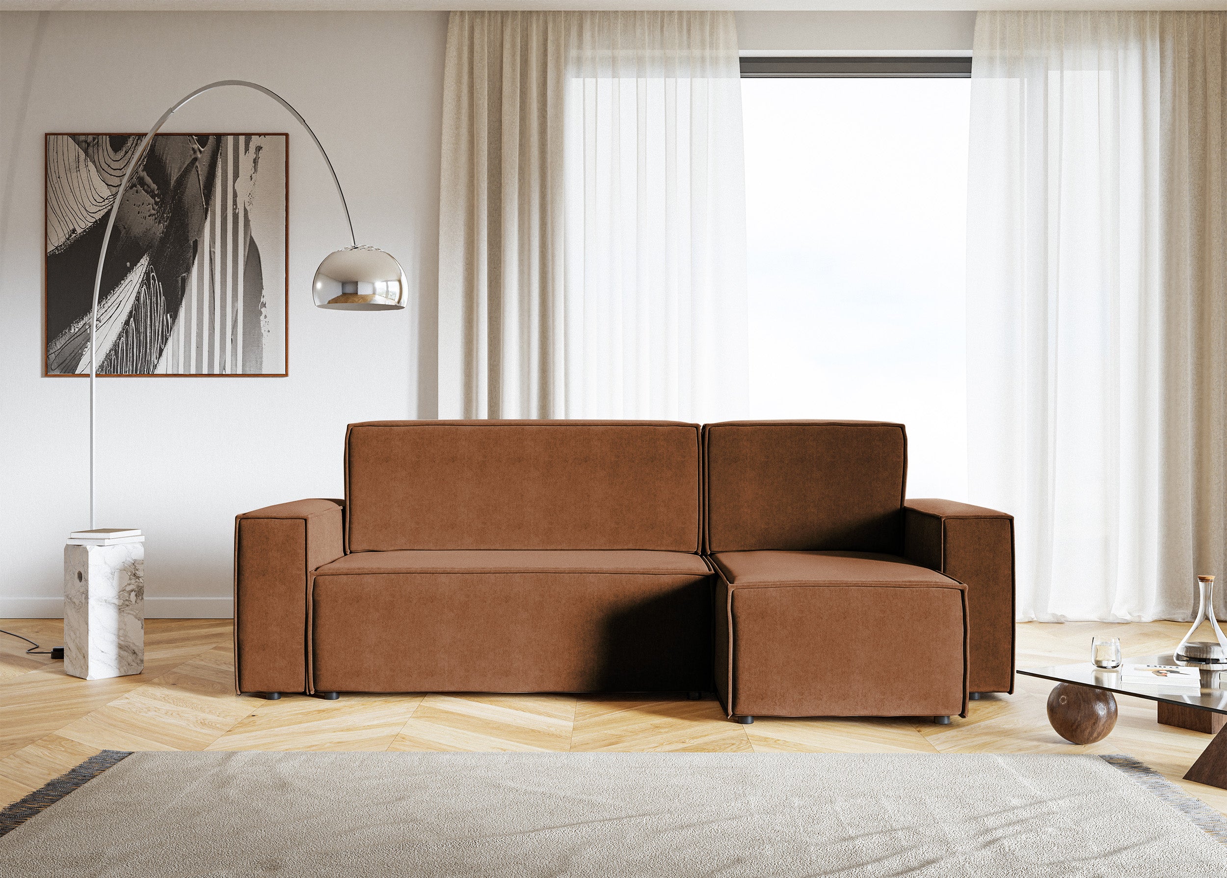 selsey-copertino-ecksofa-l-f-rmig-mit-schlaffunktion-und-stauraum-kupferfarbener image 2