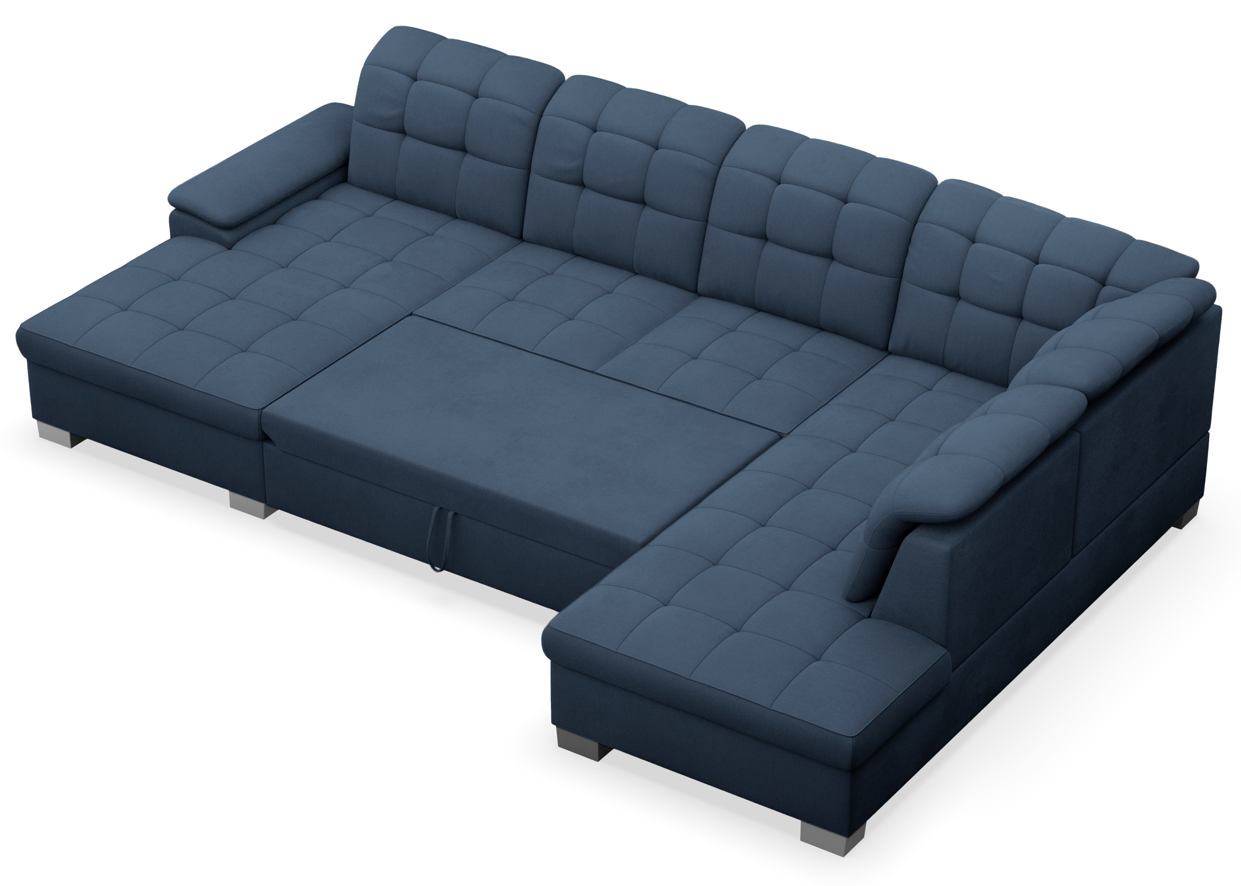 selsey-jamaal-ecksofa-u-f-rmig-links-mit-schlaffunktion-und-stauraum-marineblau- image 5