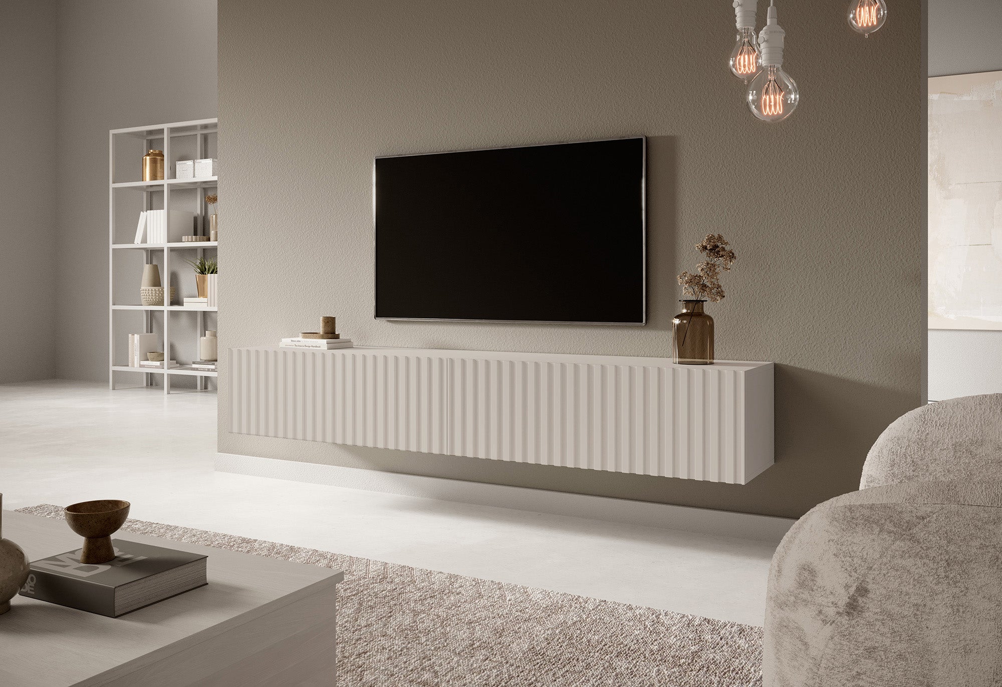 selsey-telire-tv-schrank-175-cm-grau-beige-mit-lamellenfront image 3