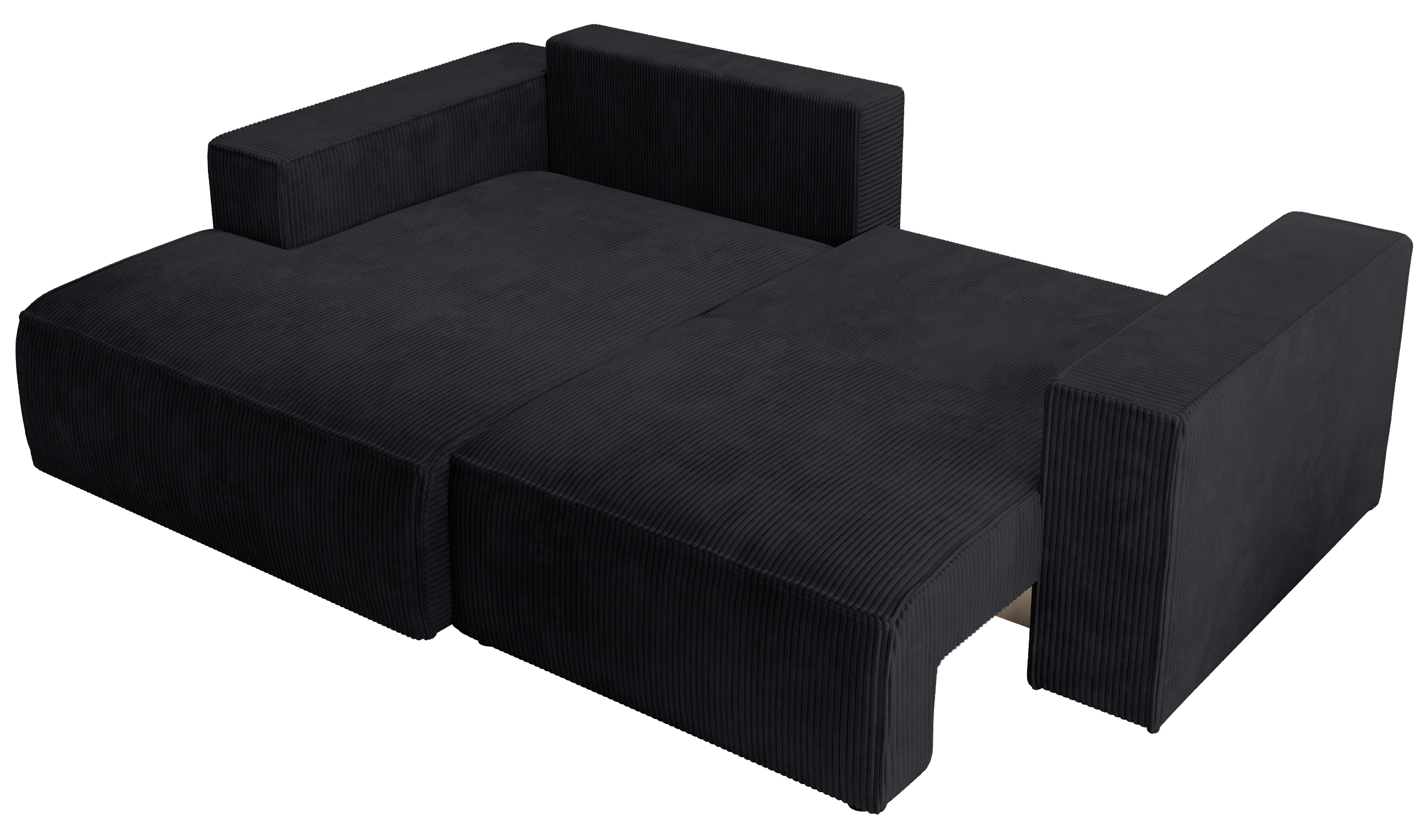 selsey-farese-mini-ecksofa-l-form-links-mit-schlaffunktion-und-stauraum-schwarze image 2