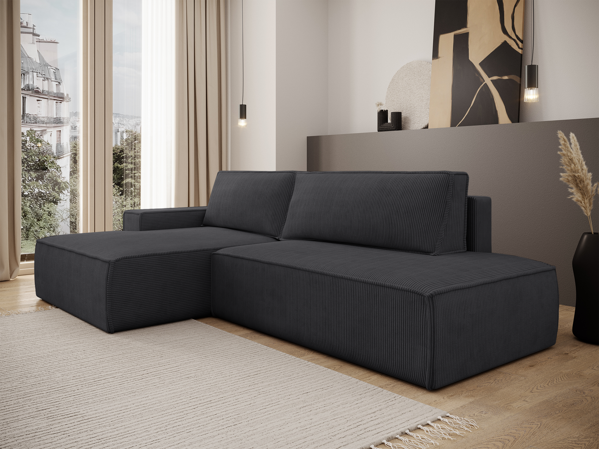 selsey-felicjo-ecksofa-mit-schlaffunktion-links-l-form-mit-stauraum-dunkelgrauer image 2