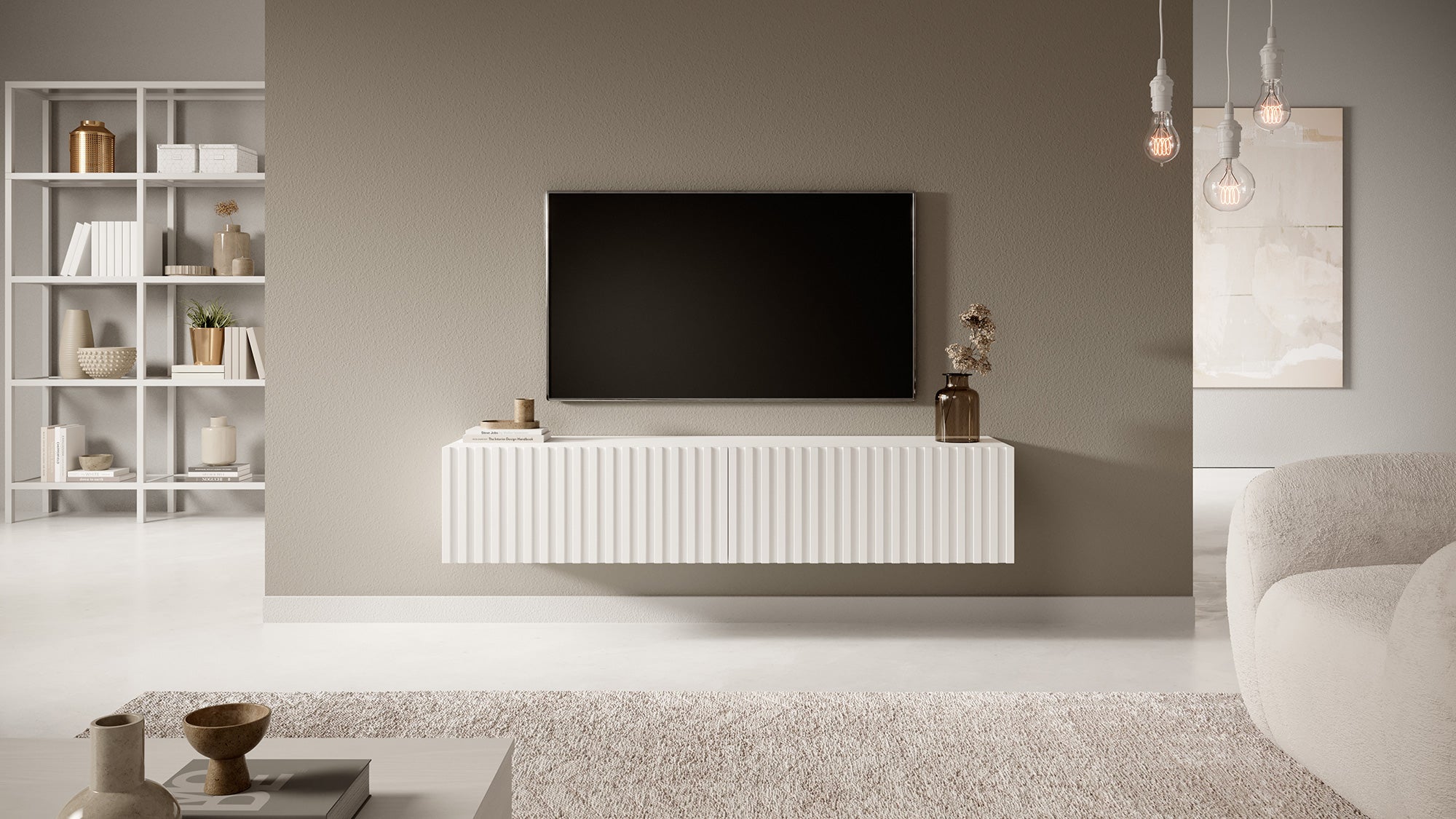 selsey-telire-tv-schrank-138-6-cm-wei-mit-lamellenfront image 6