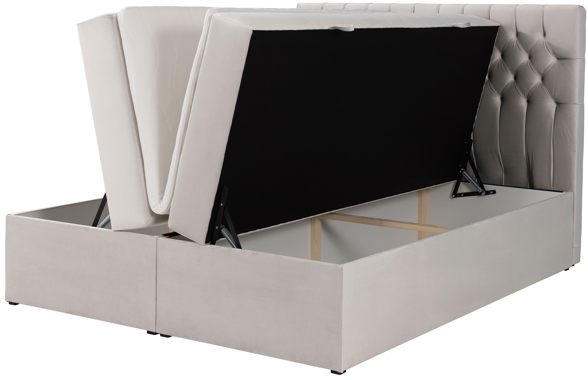 selsey-daissy-kontinentalbett-180x200-cm-hellbeige-samt-mit-stauraum-und-topper image 7