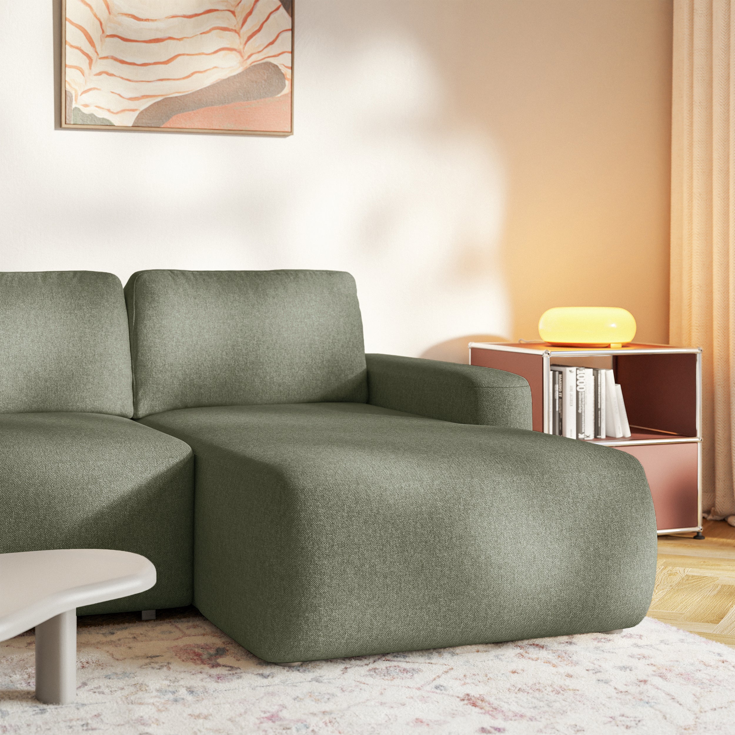 selsey-carnos-mini-ecksofa-mit-schlaffunktion-l-form-rechts-olivgr-ner-chenille- image 6