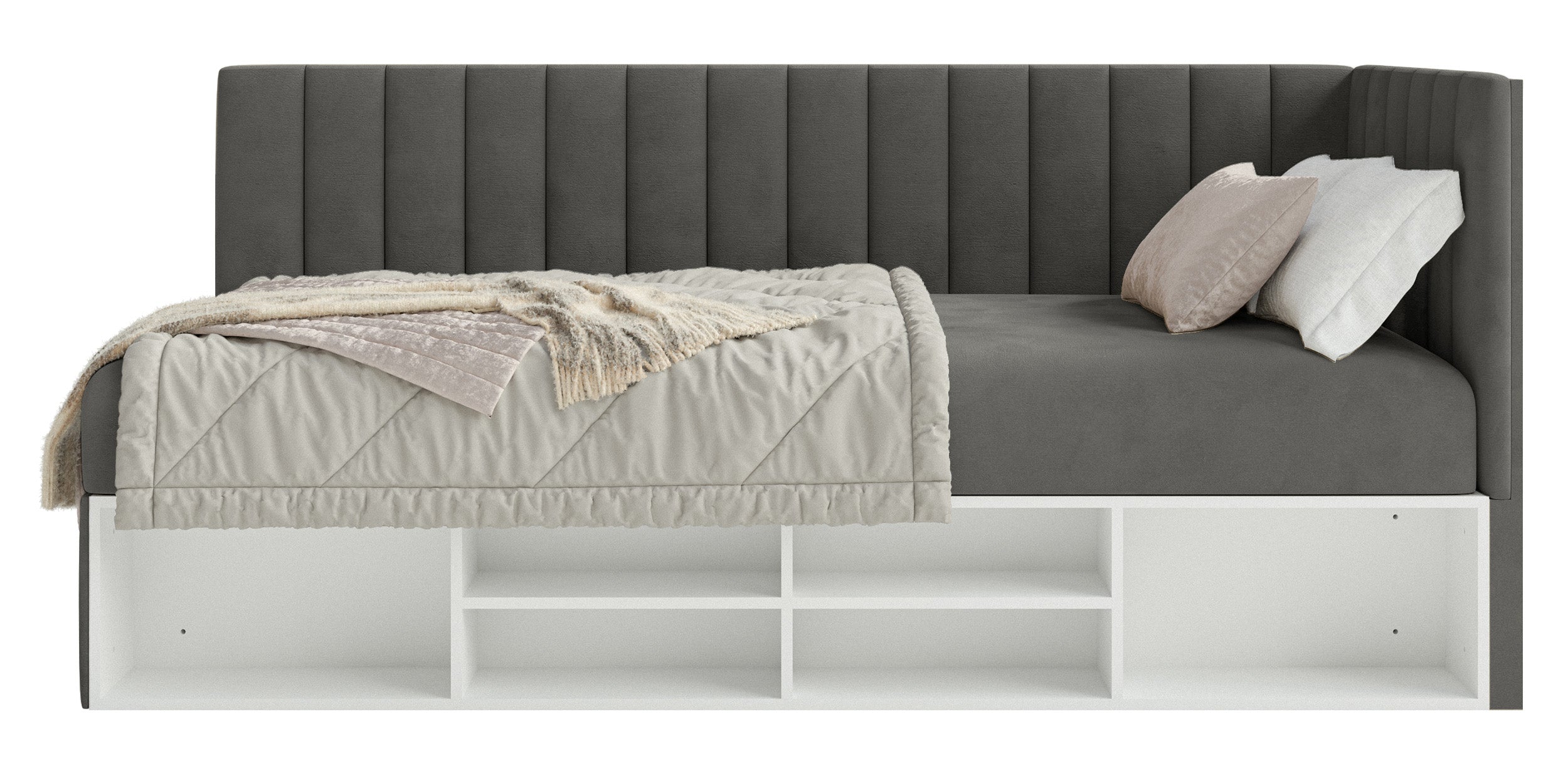 selsey-ventrio-jugendbett-90x200-cm-rechts-mit-stauraum-und-regalen-dunkelgrauer image 5