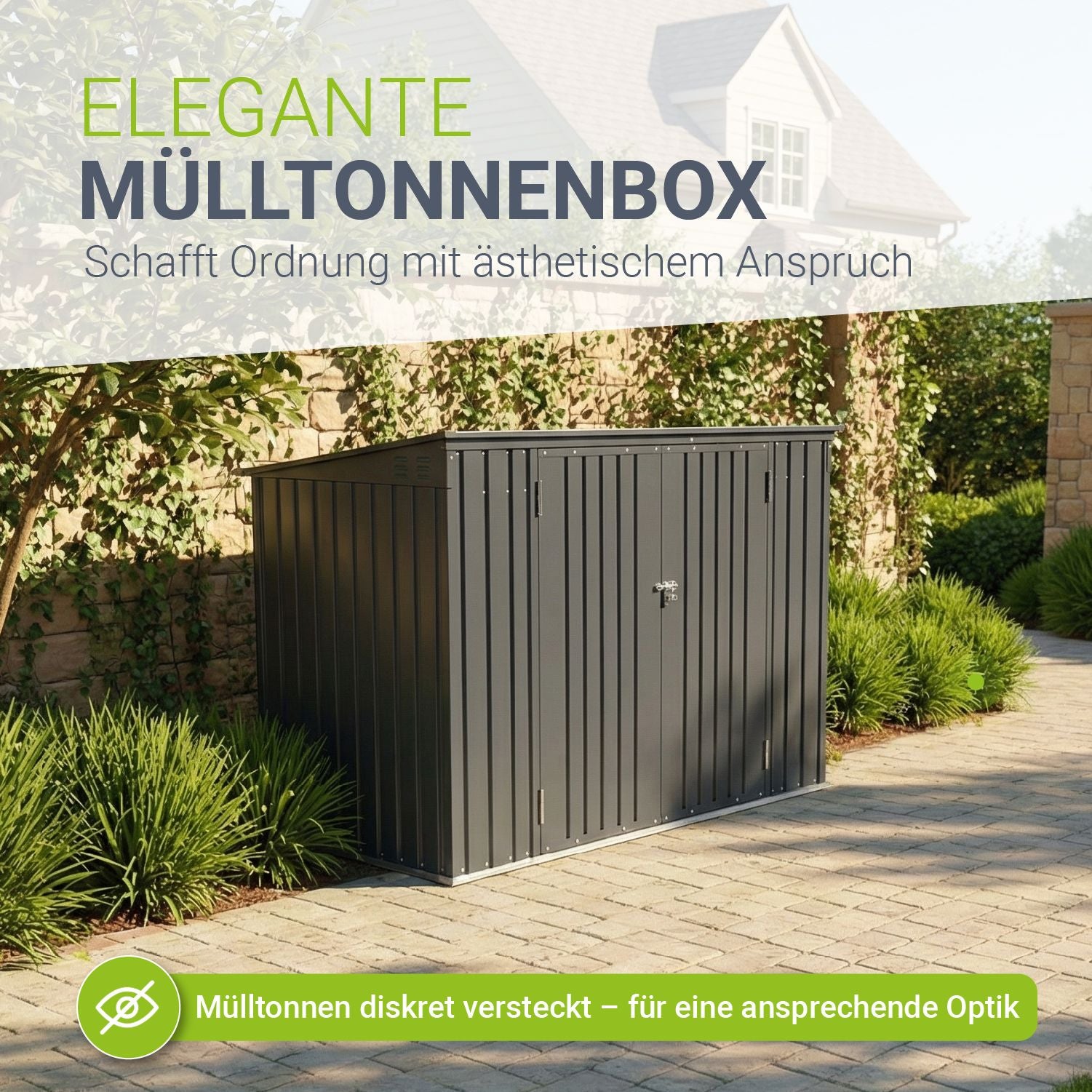 juskys-m-lltonnenbox-namur-1-9-m-3er-metallbox-mit-klappdach-und-schloss image 7