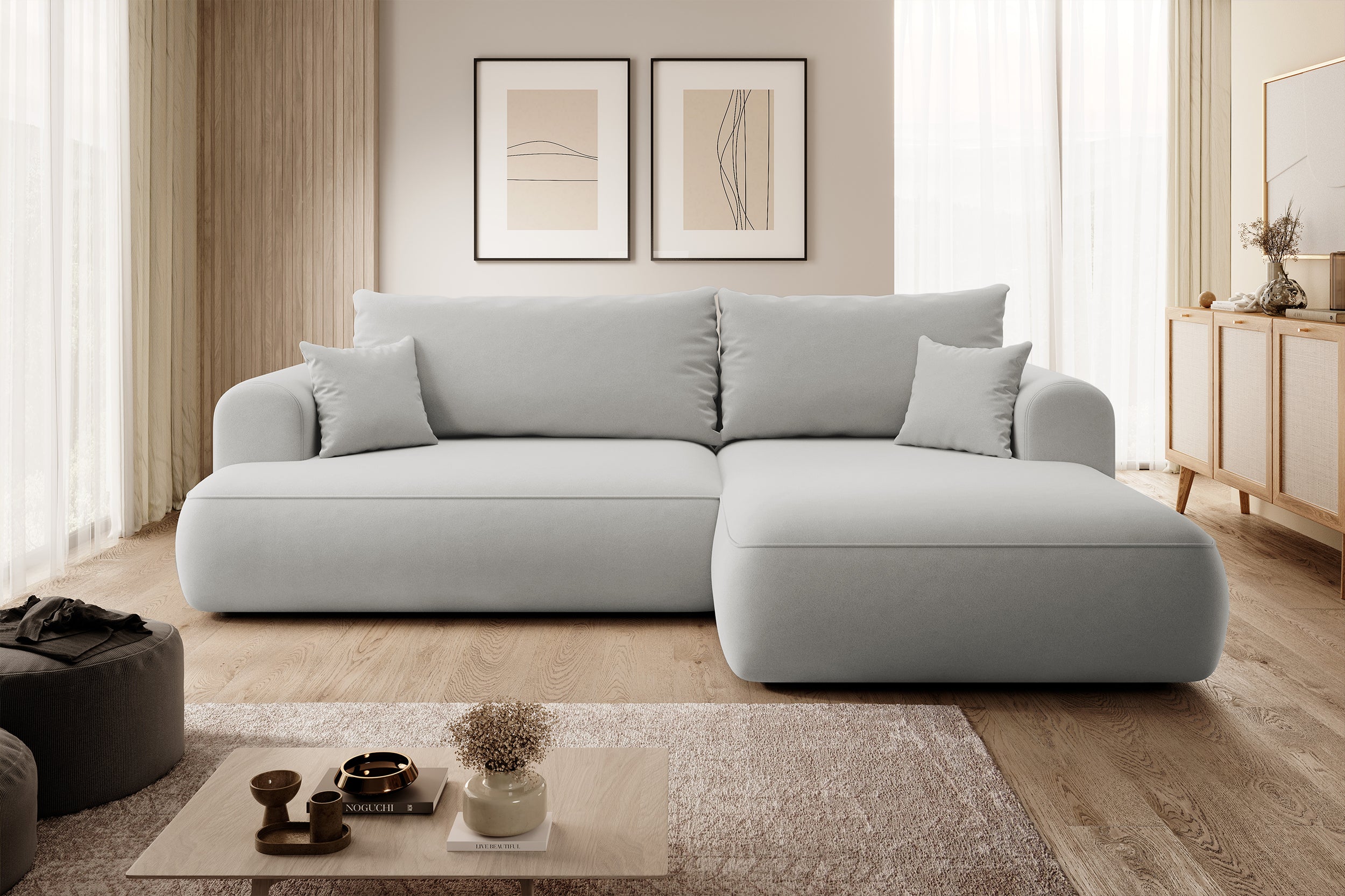 selsey-ovo-ecksofa-mit-schlaffunktion-rechts-l-form-grau-samt-mit-stauraum image 3