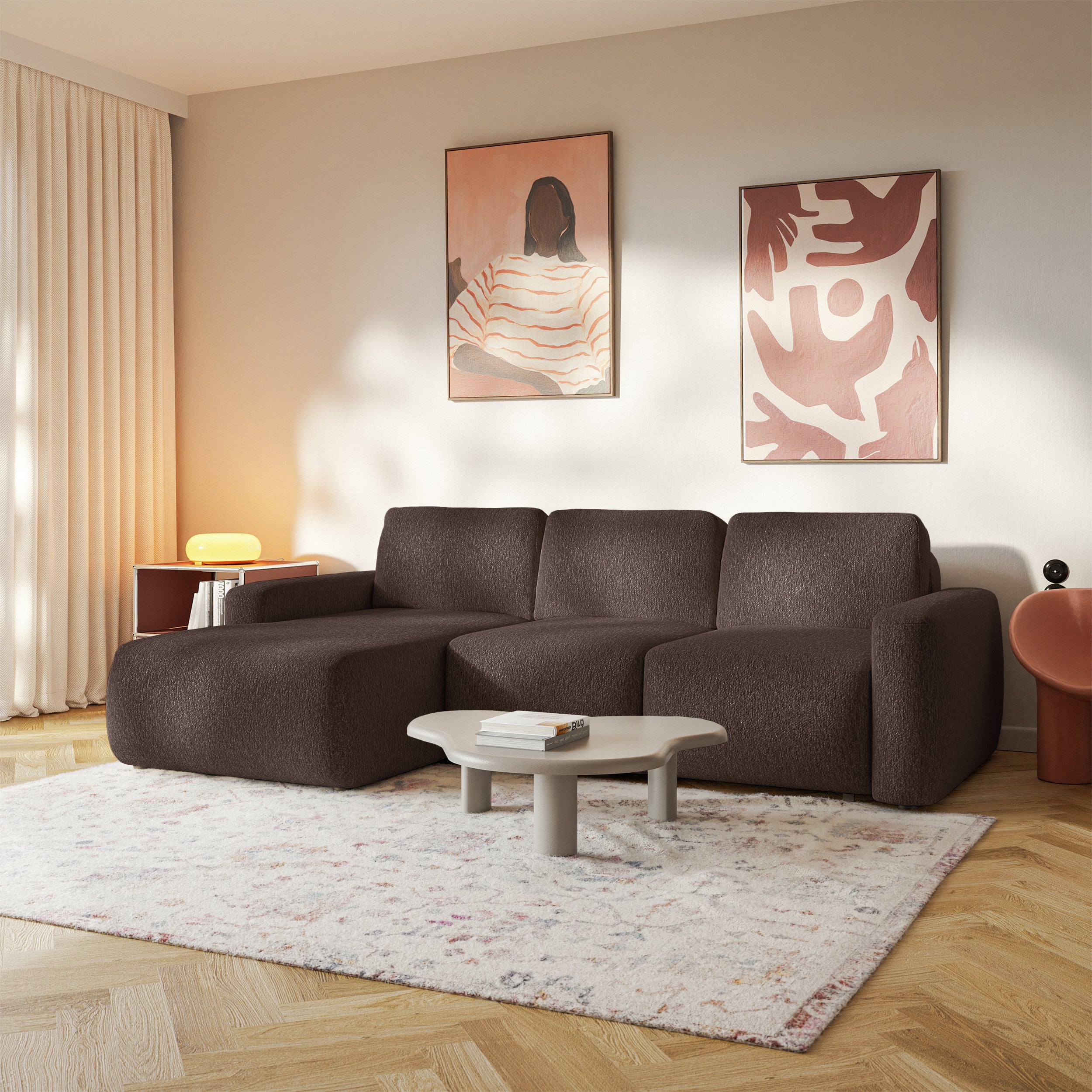 selsey-carnos-mini-ecksofa-mit-schlafunktion-l-form-links-braunes-chenille image 5